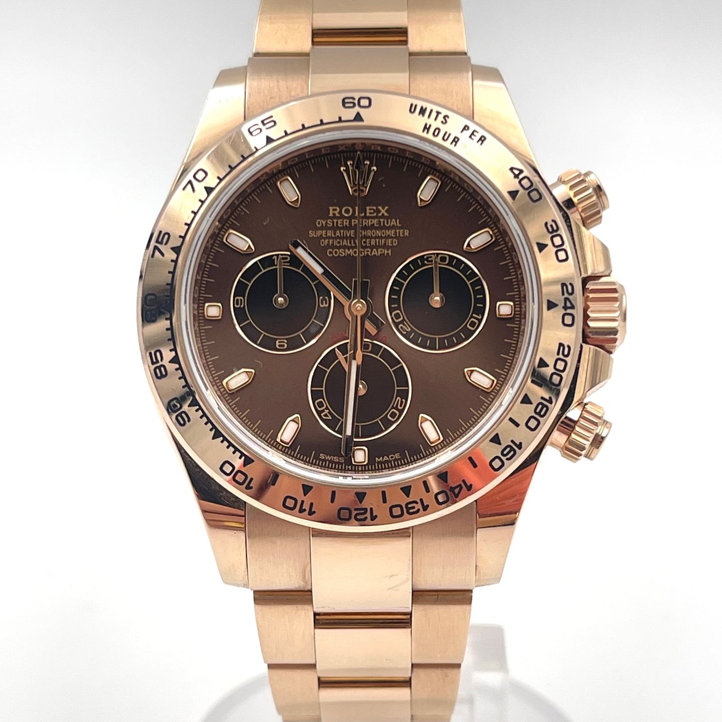 Rolex Daytona 116505 (2021) - Brown dial 40 mm Rose Gold case (1/7)