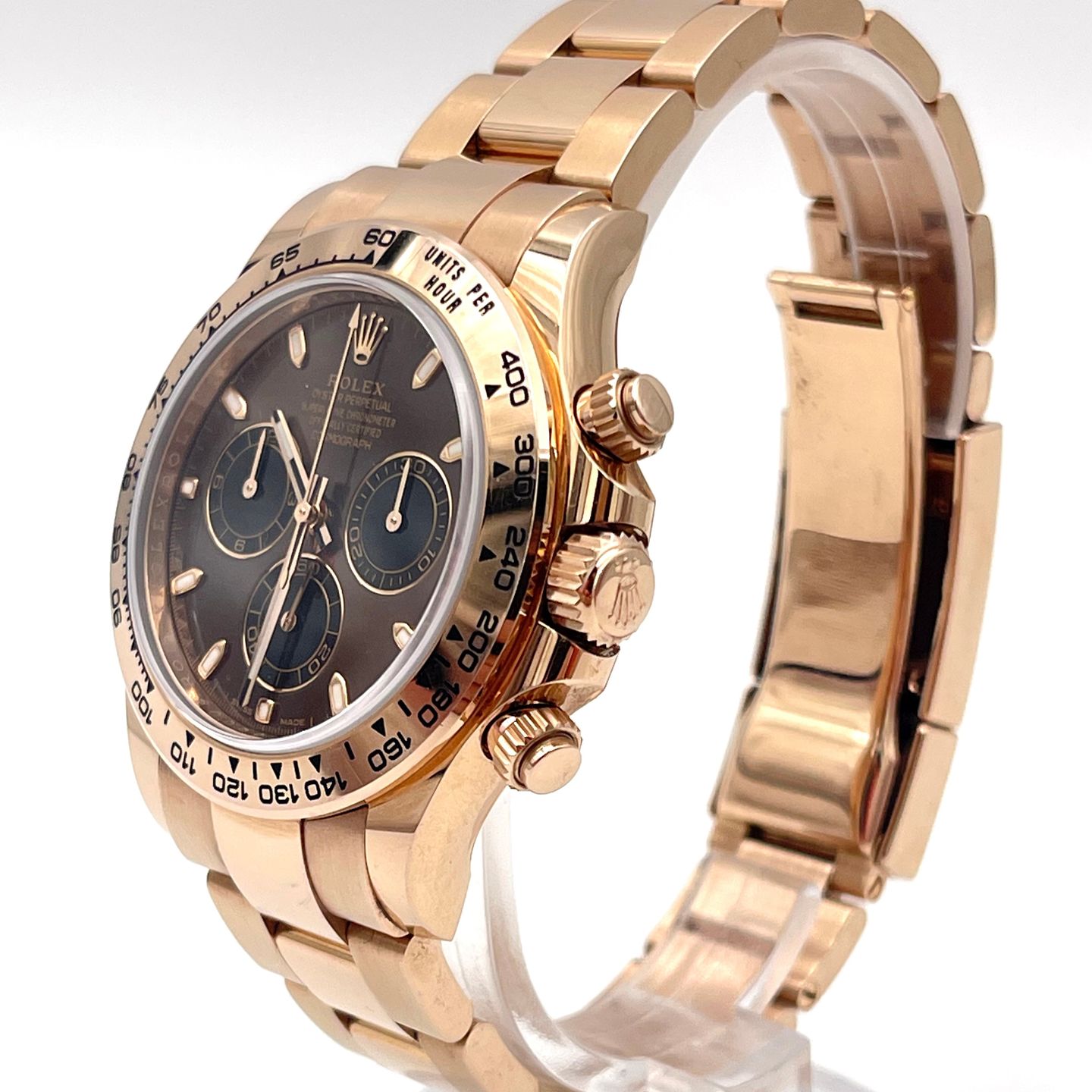 Rolex Daytona 116505 (2021) - Brown dial 40 mm Rose Gold case (2/7)