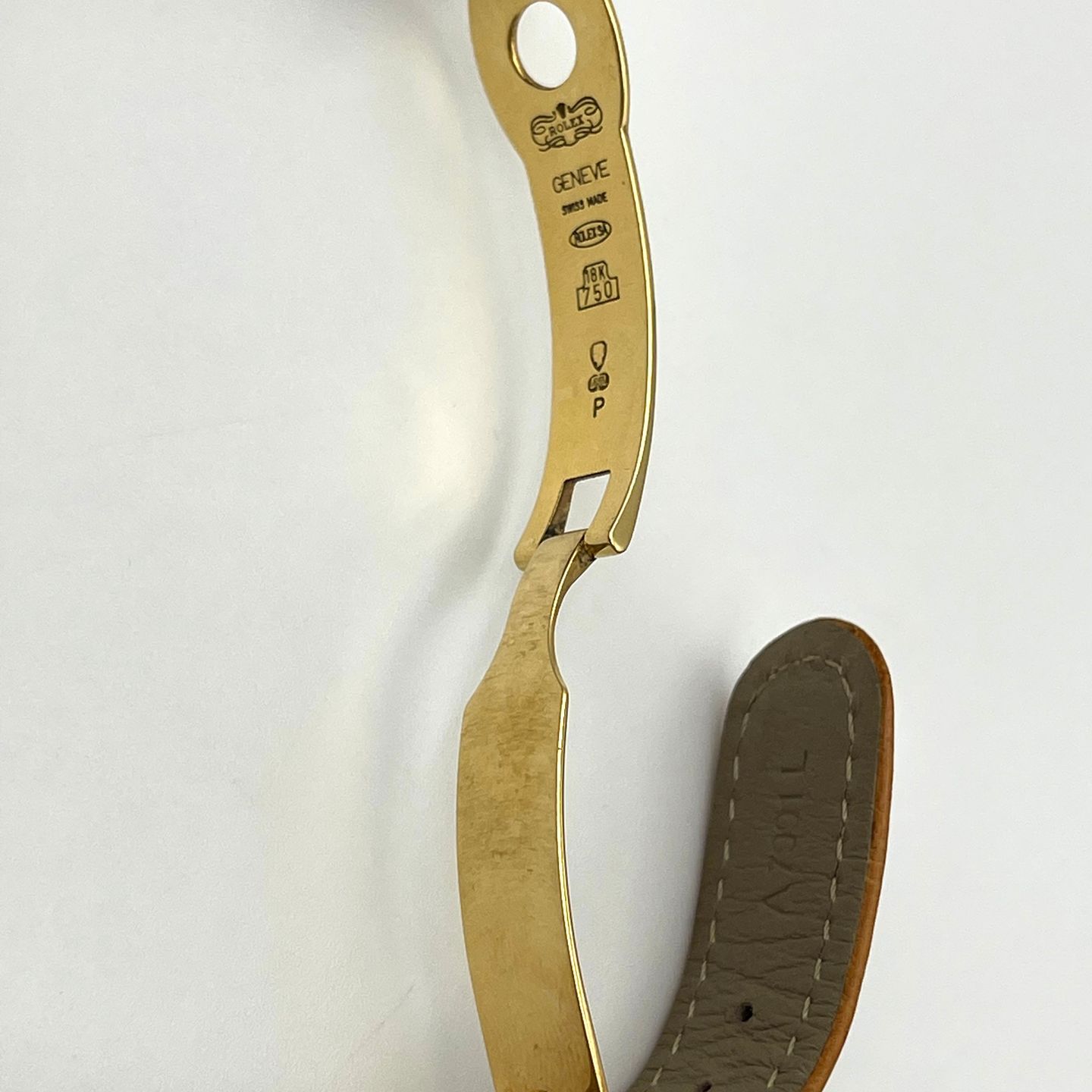 Rolex Cellini 6623 (2007) - Champagne dial 37 mm Yellow Gold case (6/8)