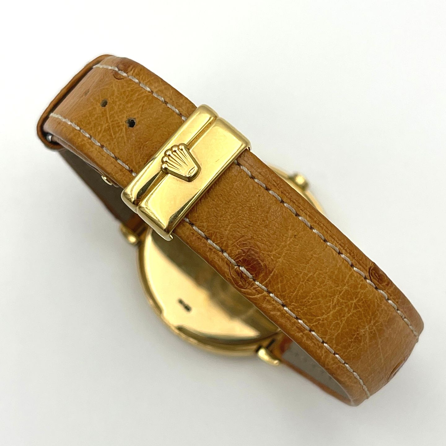 Rolex Cellini 6623 (2007) - Champagne dial 37 mm Yellow Gold case (5/8)