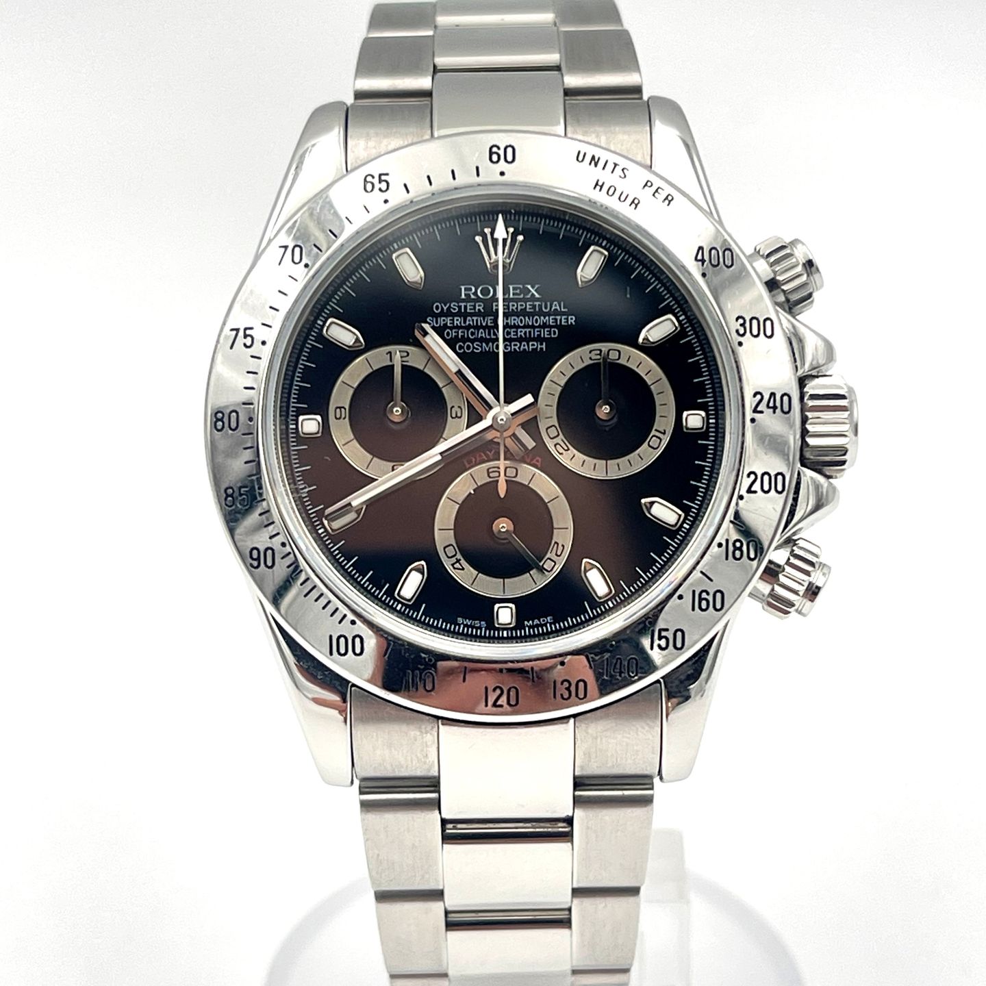 Rolex Daytona 116520 (2008) - Black dial 40 mm Steel case (1/6)