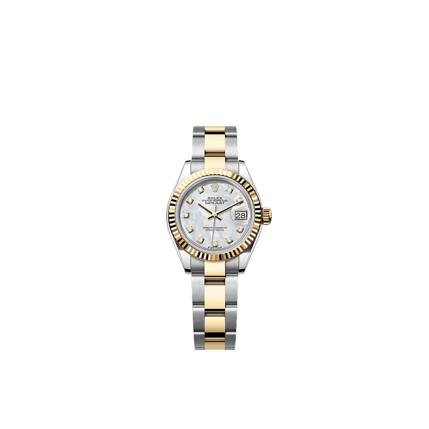 Rolex Lady-Datejust 279173 (2025) - Parelmoer wijzerplaat 28mm Goud/Staal (1/1)