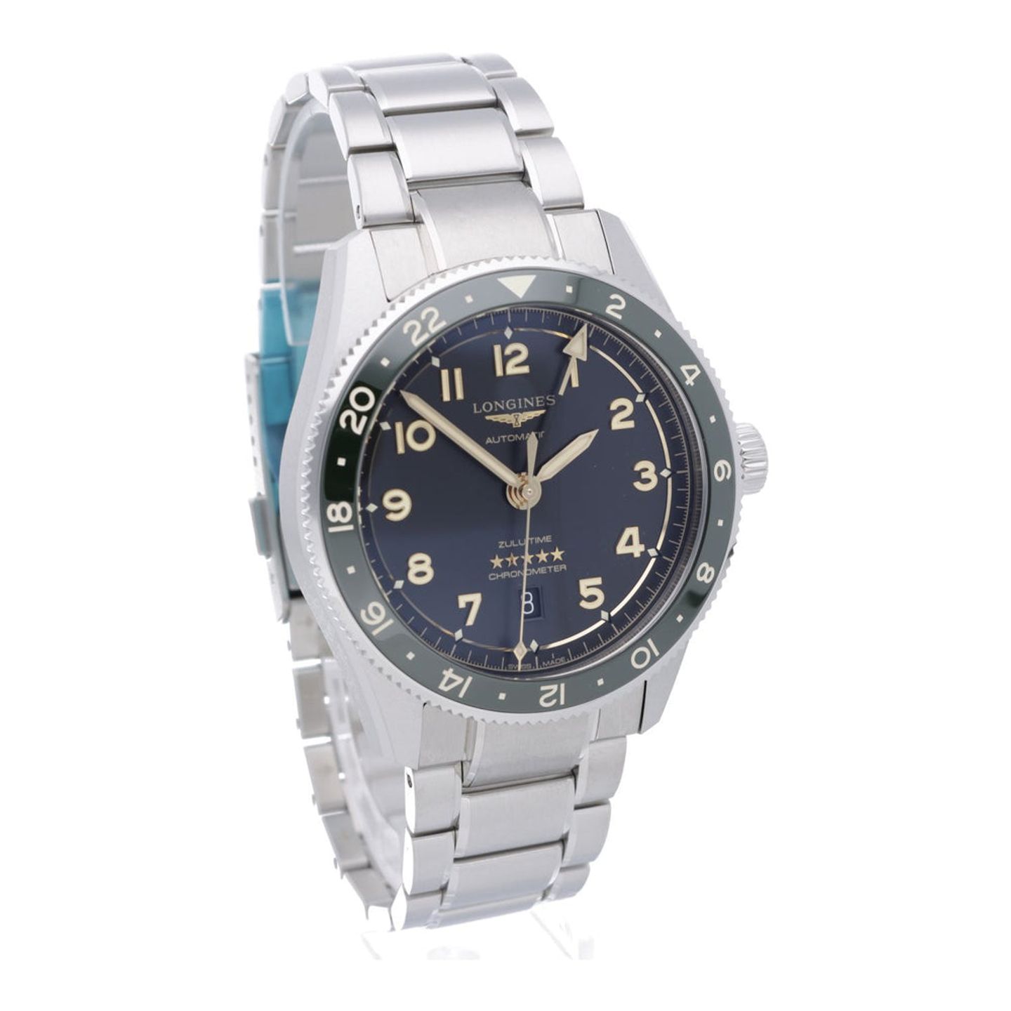 Longines Spirit L3.812.4.63.6 (2026) - Grijs wijzerplaat 42mm Staal (7/7)