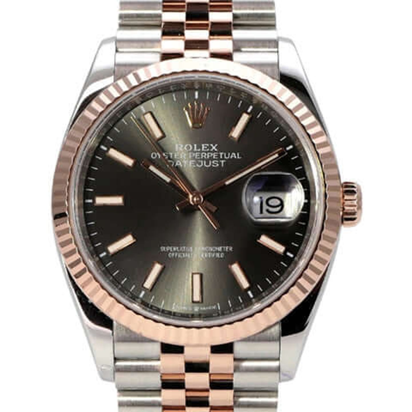 Rolex Datejust 36 126231 (2022) - Grijs wijzerplaat 36mm Staal (1/8)