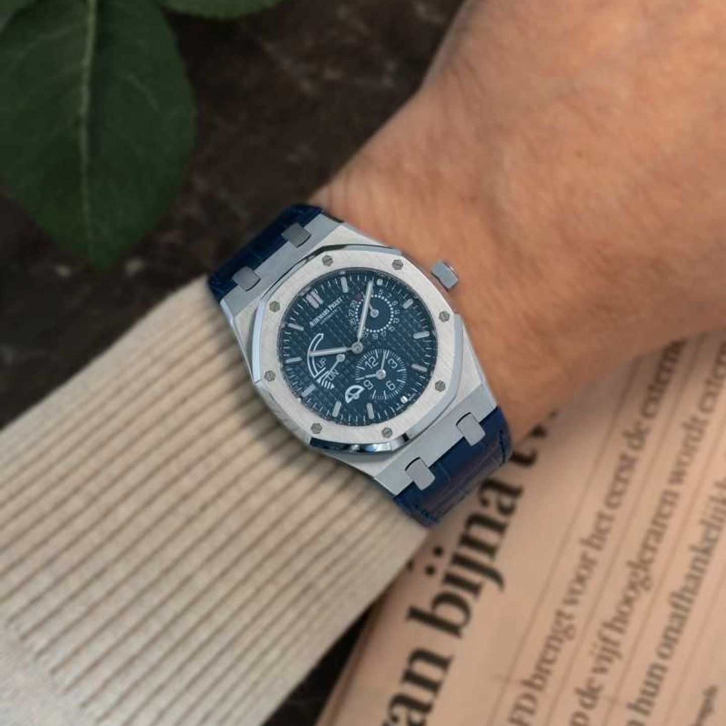 Audemars Piguet Royal Oak 26124ST (2017) - Blauw wijzerplaat 39mm Staal (2/8)