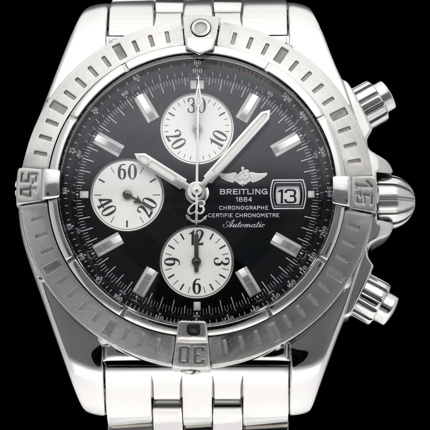 Breitling Chronomat Evolution A13356 (2009) - 44mm Staal (1/8)