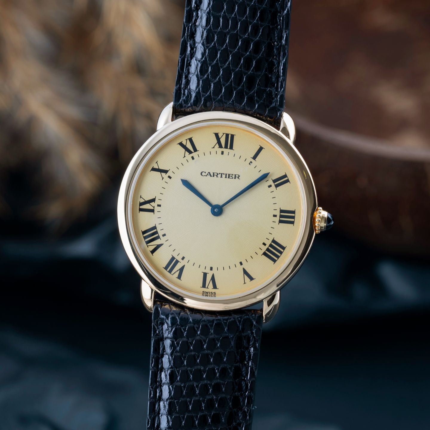 Cartier Pasha W3013456 (1990) - Champagne wijzerplaat 35mm Geelgoud (3/8)