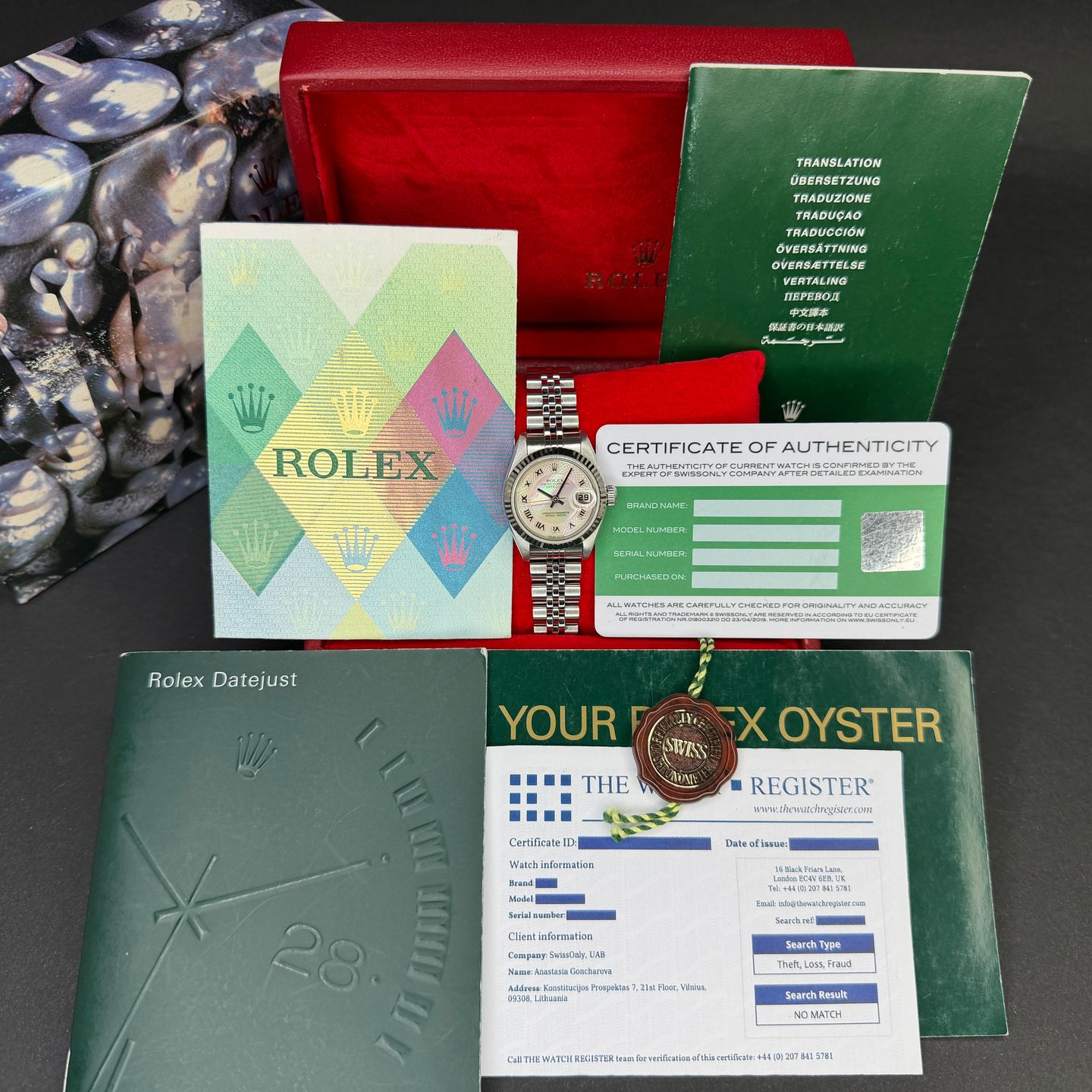 Rolex Lady-Datejust 79174 (2002) - 26mm Staal (3/8)