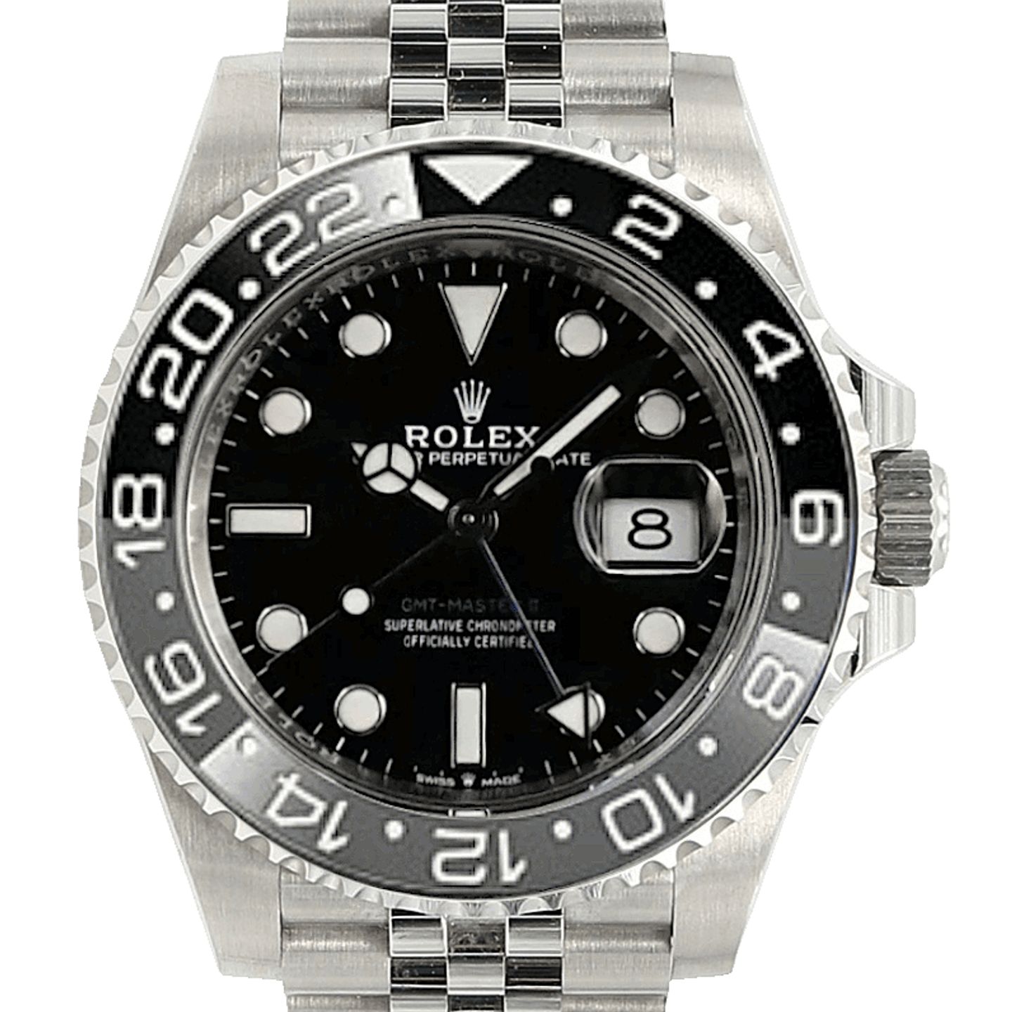 Rolex GMT-Master II 126710GRNR (2024) - Zwart wijzerplaat 40mm Staal (1/6)