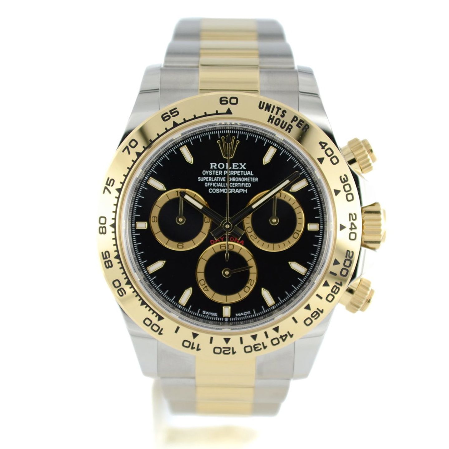 Rolex Daytona 126503 (2026) - Black dial 40 mm Gold/Steel case (1/7)