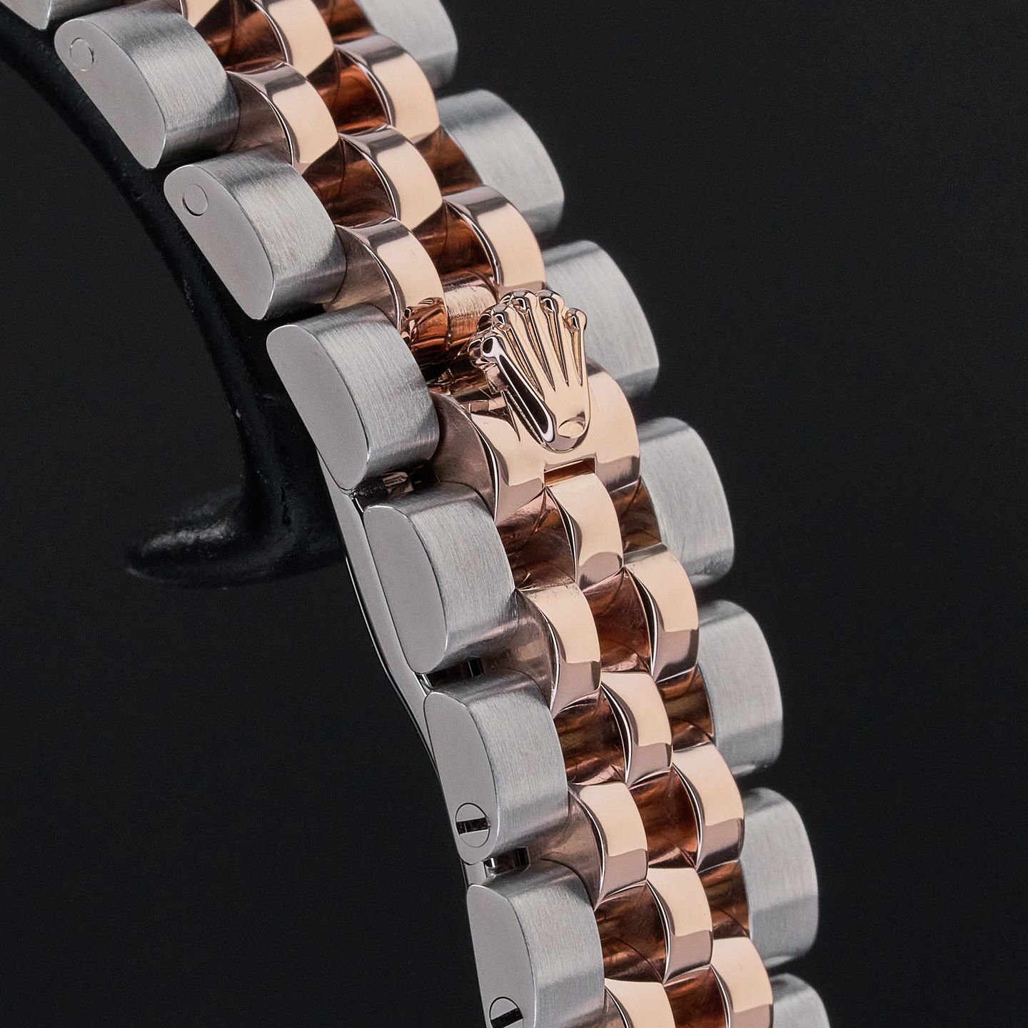 Rolex Lady-Datejust 279171 (2018) - Brown dial 28 mm Gold/Steel case (8/8)