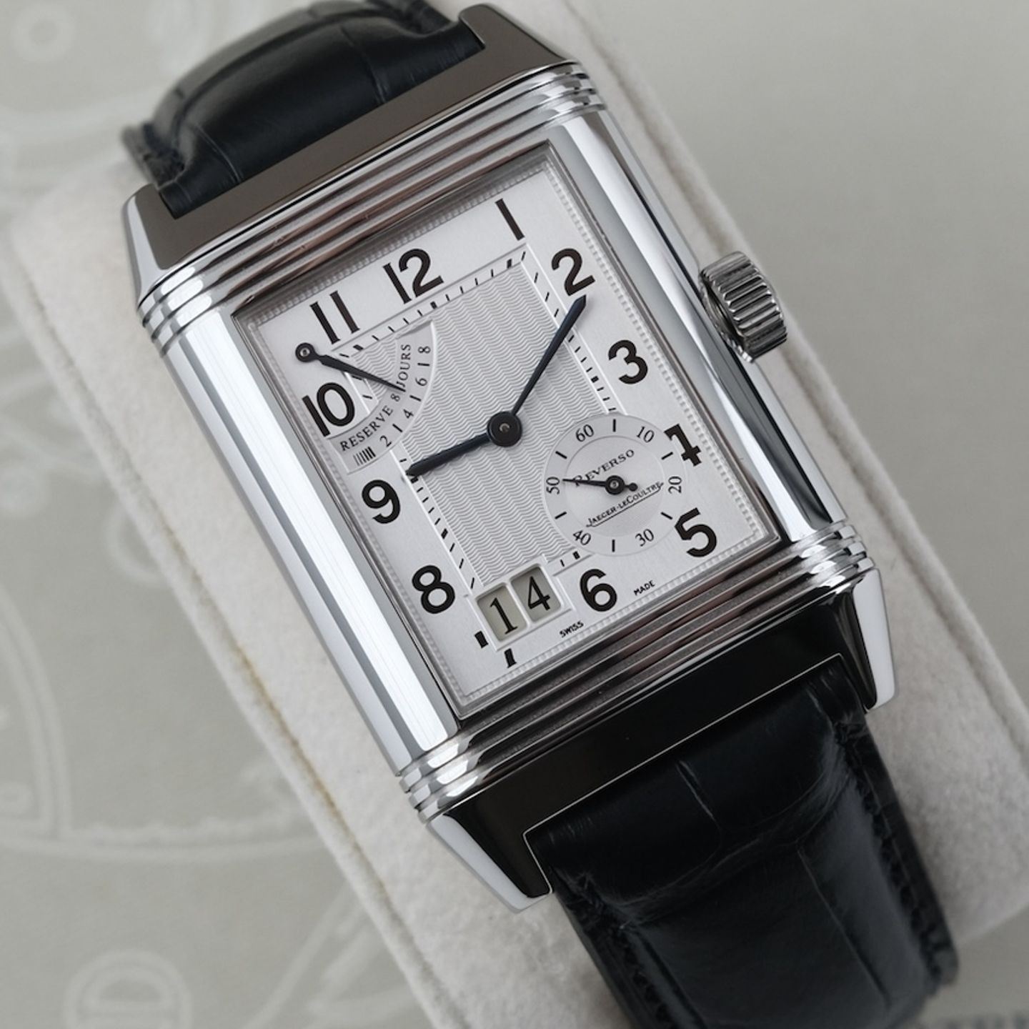 Jaeger-LeCoultre Grande Reverso Q3008420 (2005) - Silver dial 46 mm Steel case (3/8)