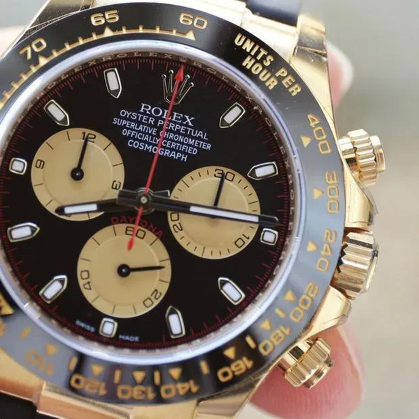 Rolex Daytona 116518LN (2023) - Zwart wijzerplaat 40mm Geelgoud (4/4)