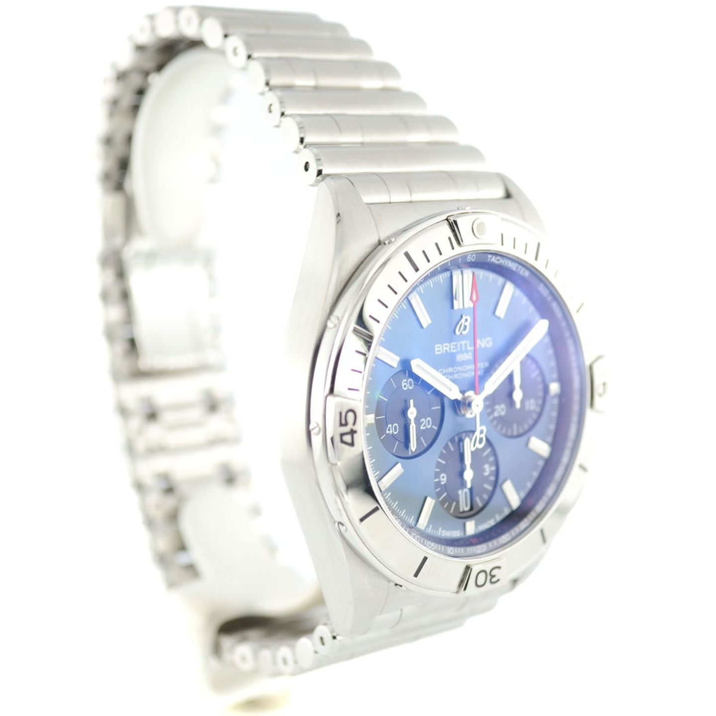 Breitling Chronomat 42 AB0134101C1A1 (2022) - Blue dial 42 mm Steel case (6/7)