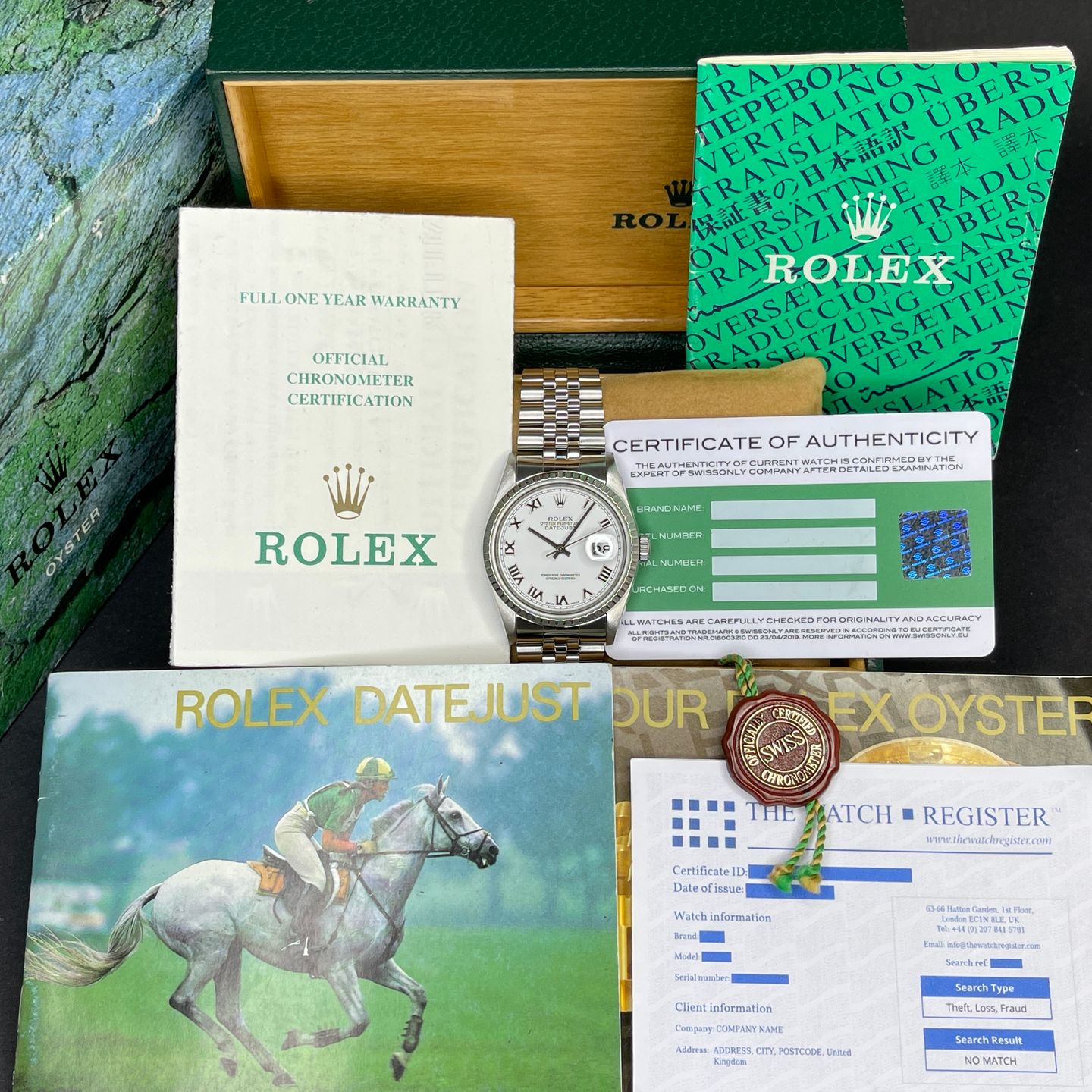 Rolex Datejust 36 16220 (1997) - White dial 36 mm Steel case (2/8)