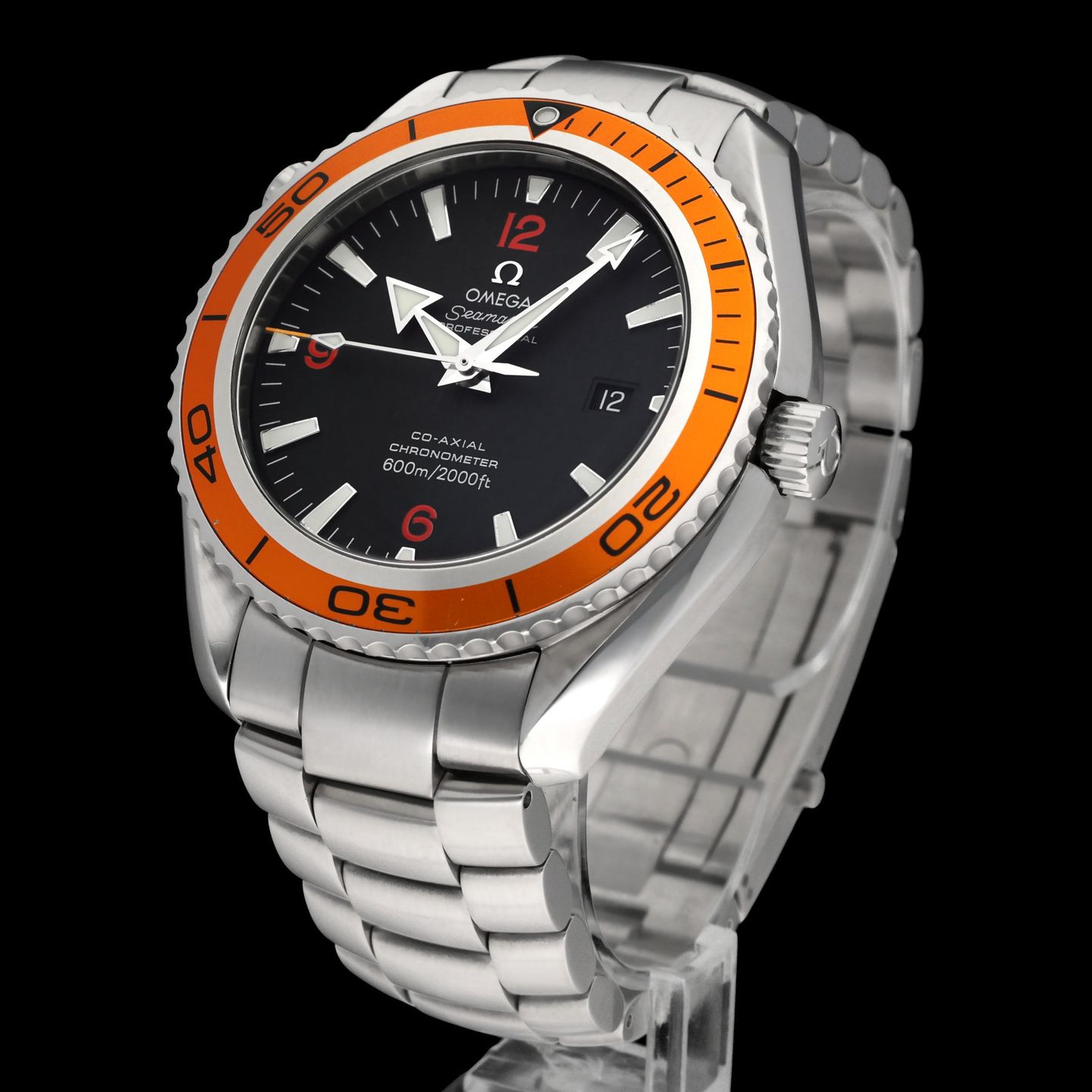 Omega Seamaster Planet Ocean 2208.50.00 (2007) - Black dial 46 mm Steel case (2/8)