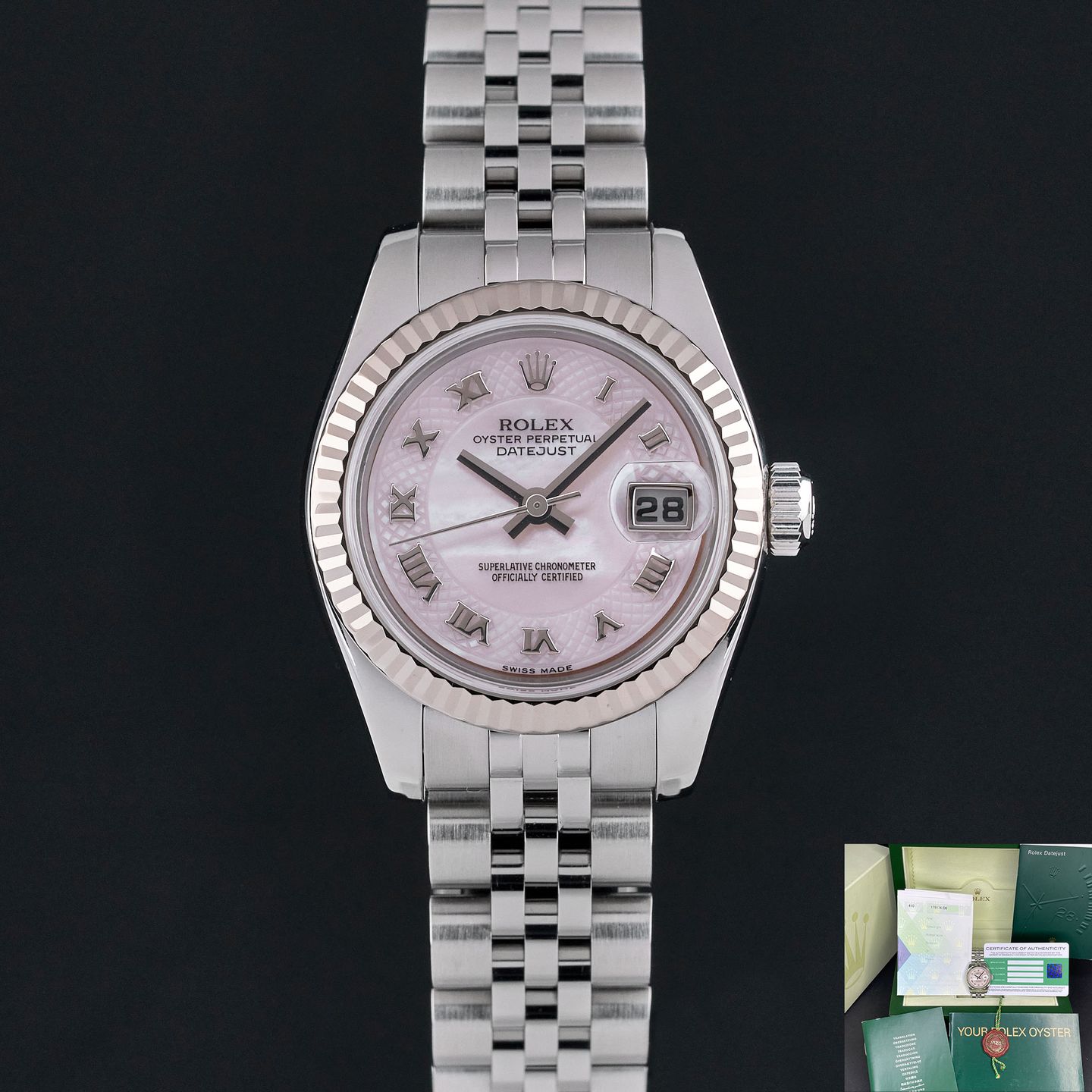 Rolex Lady-Datejust 179174 (2006) - 26 mm Steel case (1/8)