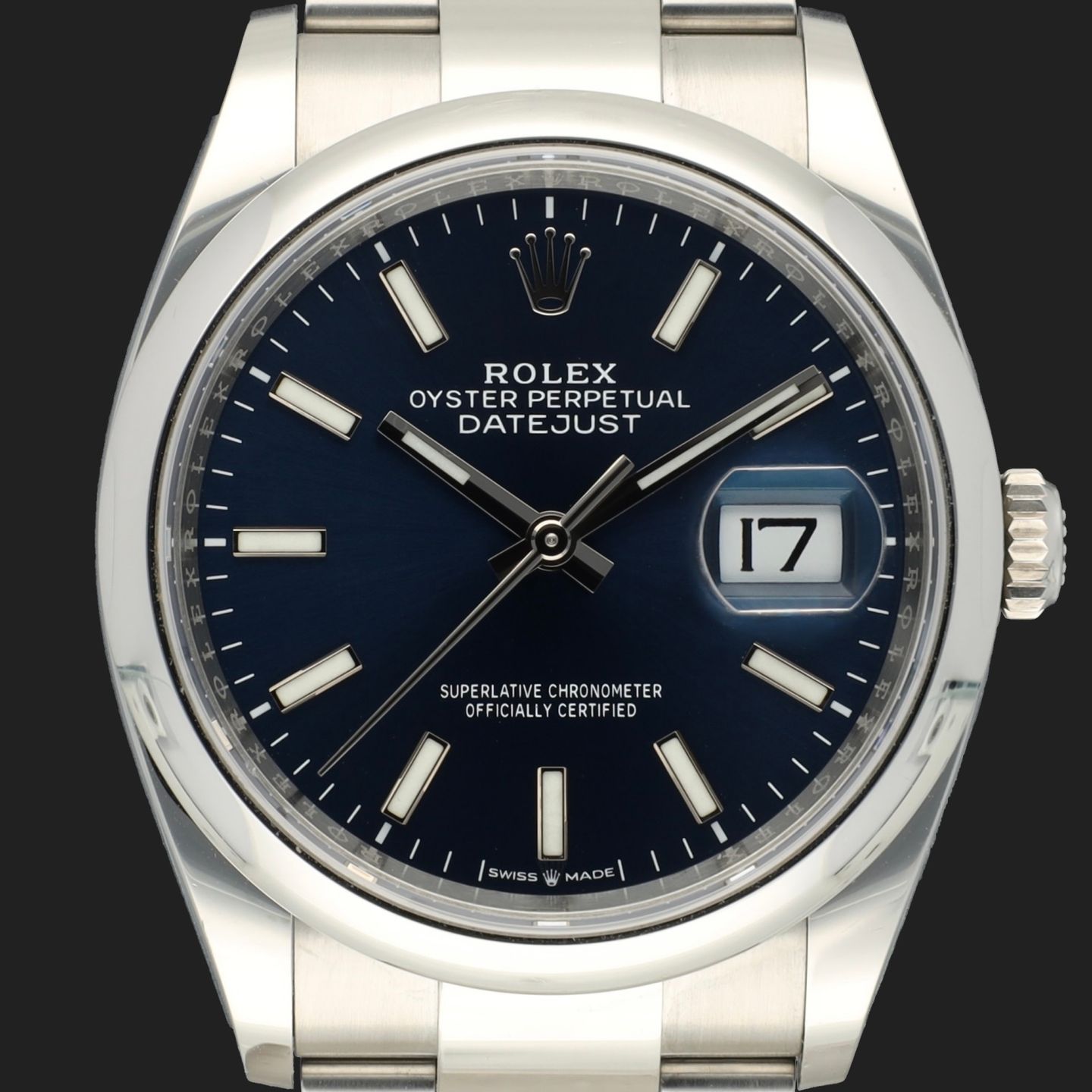Rolex Datejust 36 126200 (2023) - Blue dial 36 mm Steel case (2/6)