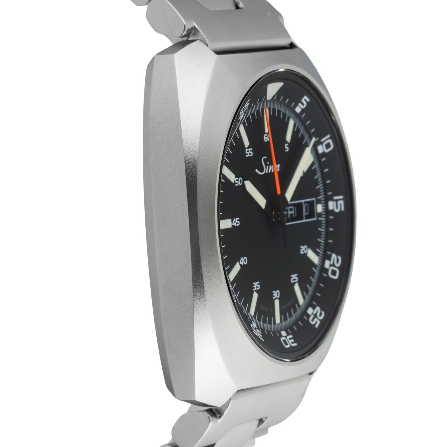 Sinn 240 240.010 (Onbekend (willekeurig serienummer)) - Zwart wijzerplaat 43mm Staal (7/8)