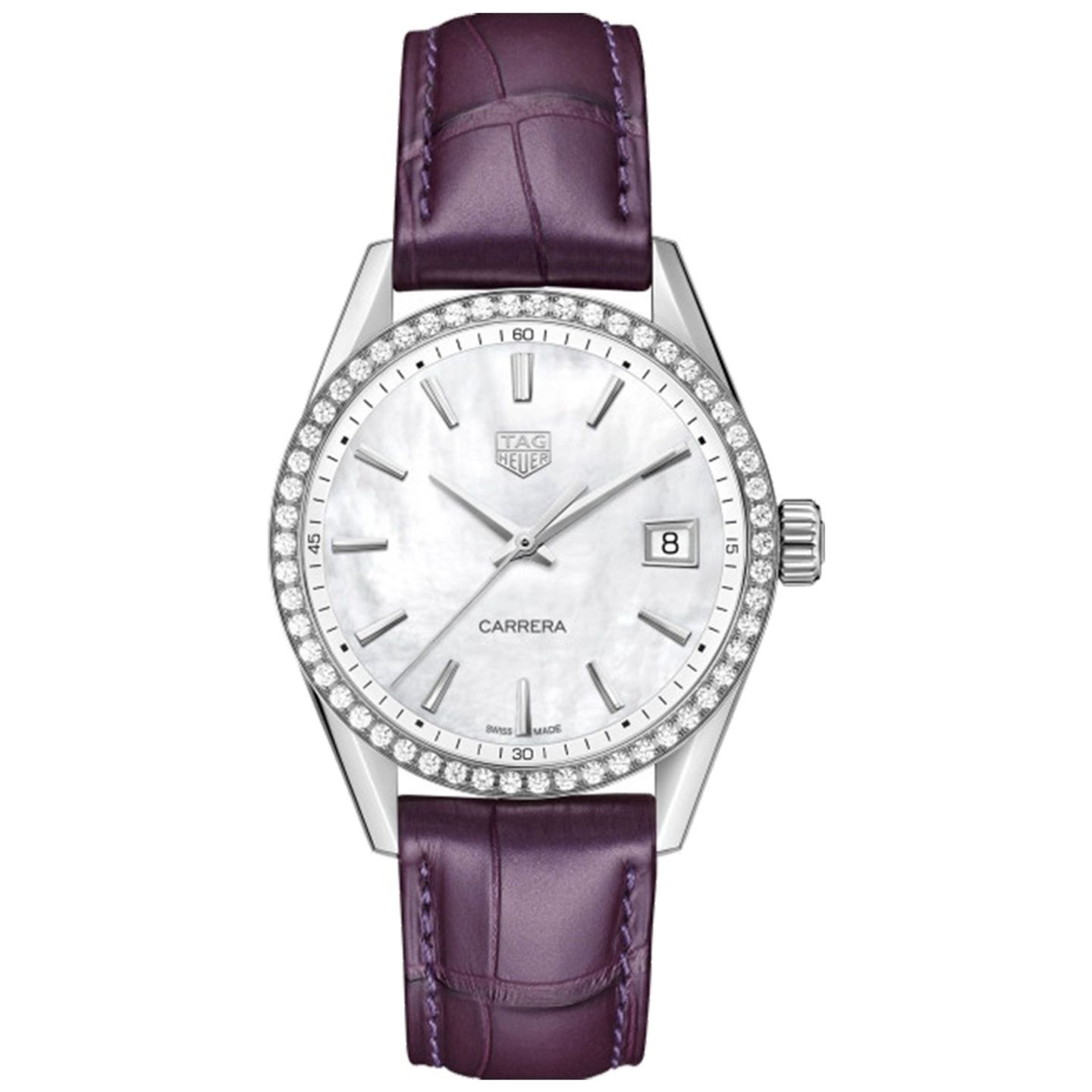 TAG Heuer Carrera Lady WBK1316.FC8261 (2023) - White dial 36 mm Steel case (3/3)