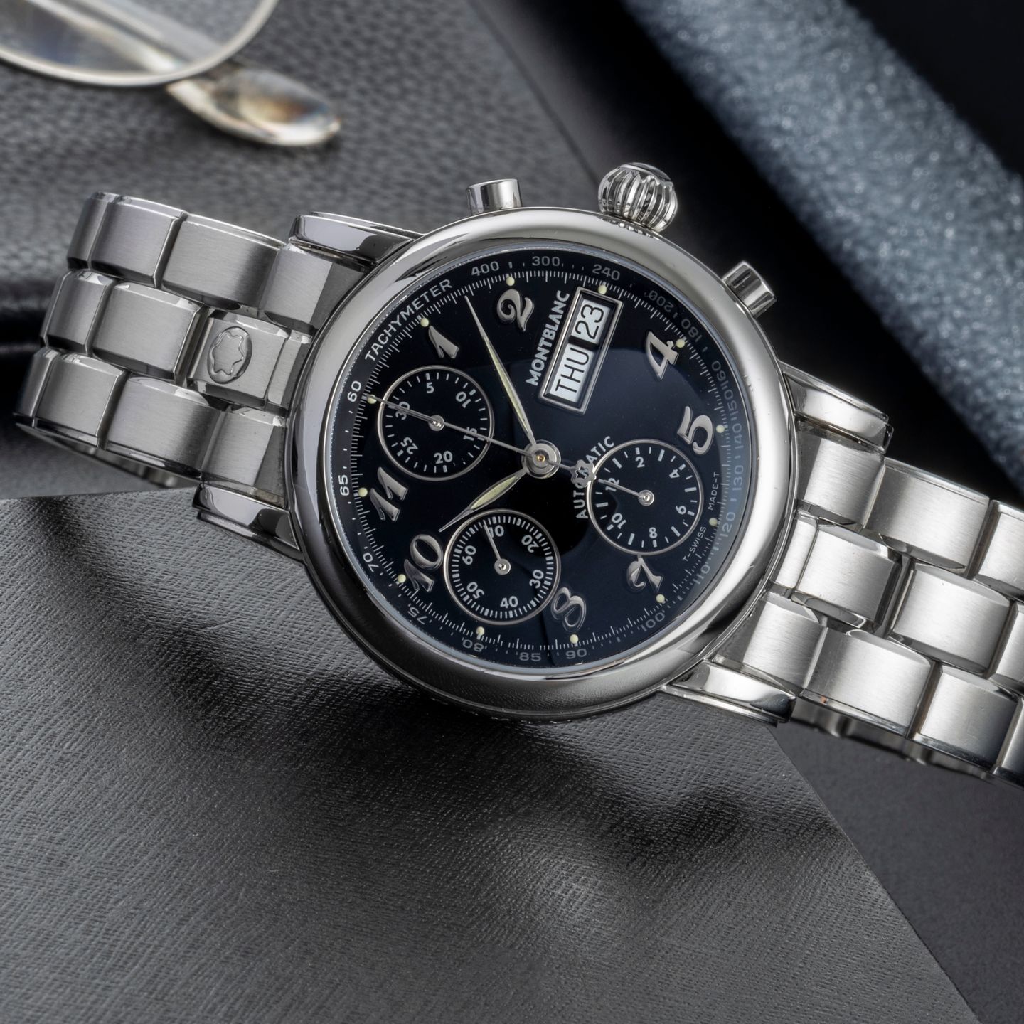 Montblanc Star 7016 (2005) - 39mm Staal (2/8)