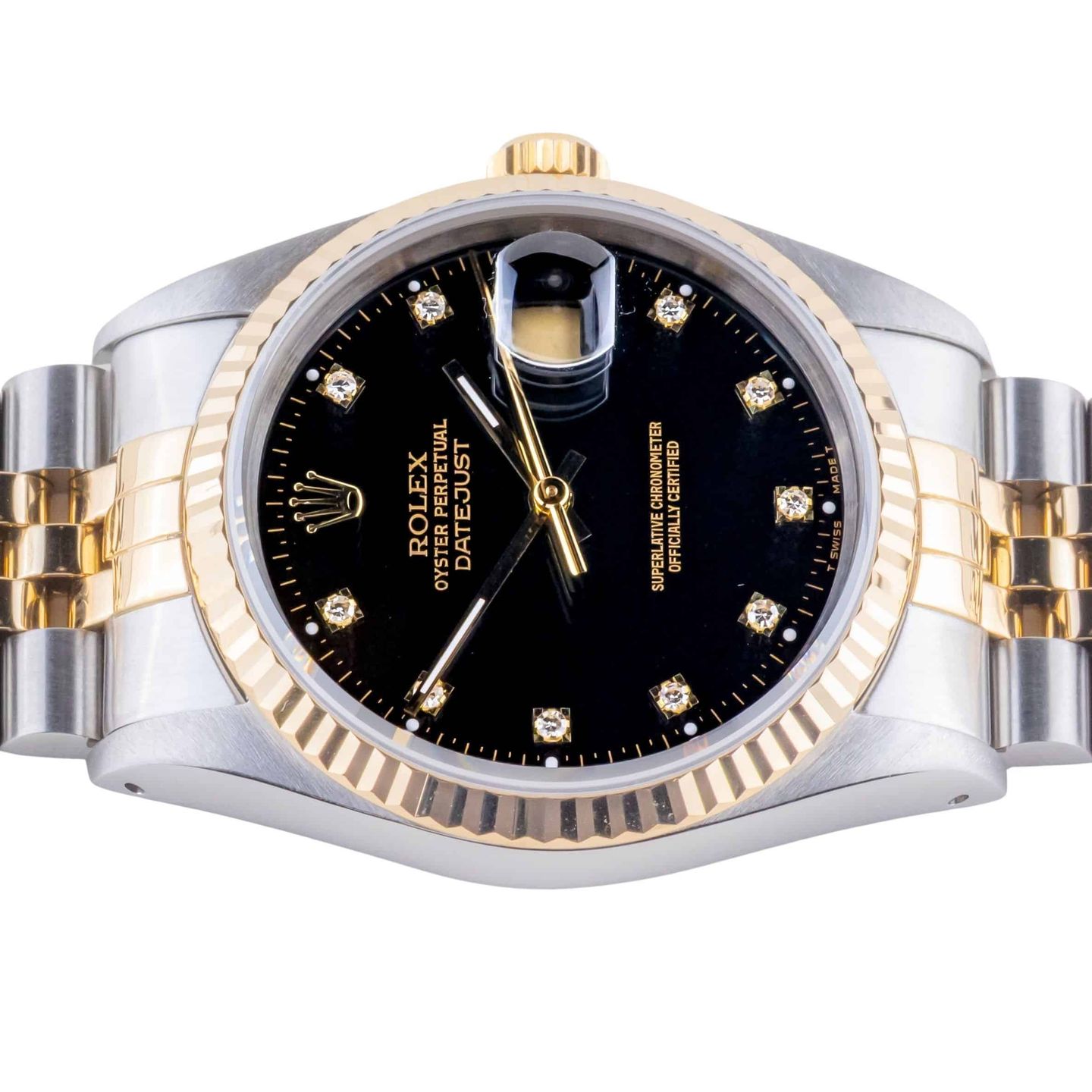 Rolex Datejust 36 16233 (1990) - 36 mm Gold/Steel case (5/8)