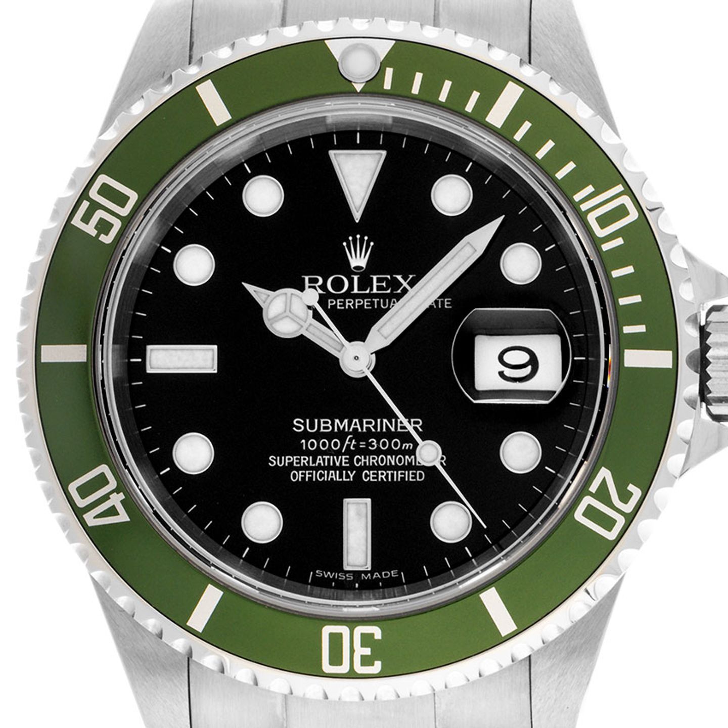 Rolex Submariner Date 16610LV (2006) - Black dial 40 mm Steel case (1/7)