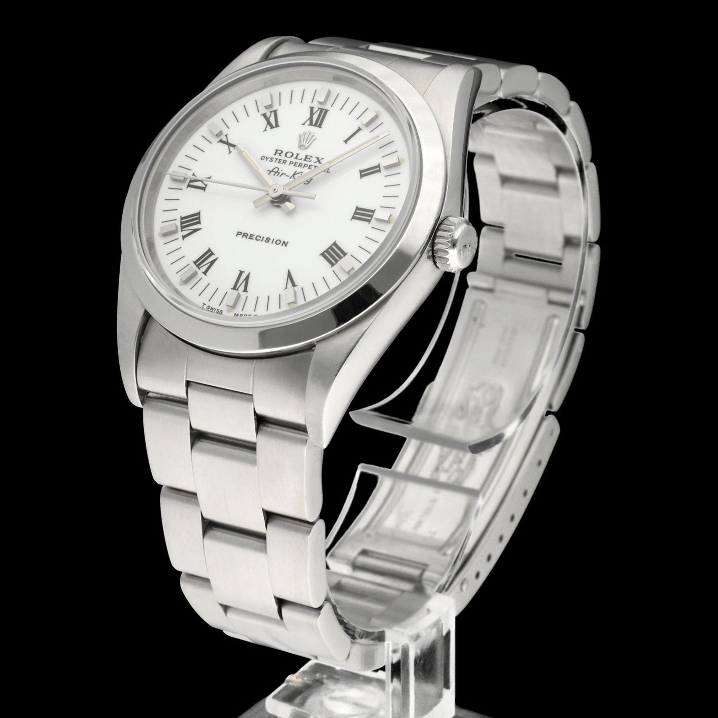 Rolex Air-King 14000 (1994) - White dial 34 mm Steel case (2/7)