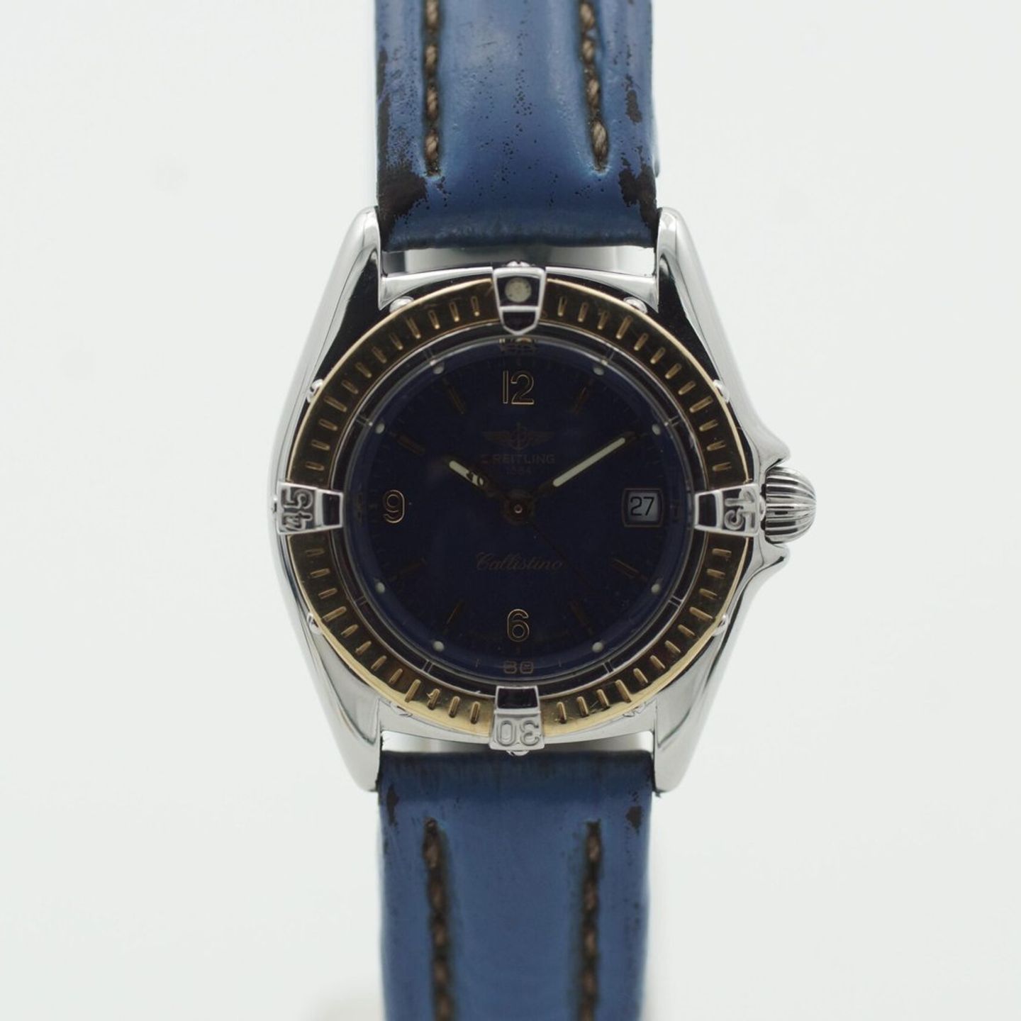 Breitling Callistino D52045 (1997) - Wit wijzerplaat 28mm Staal (2/8)