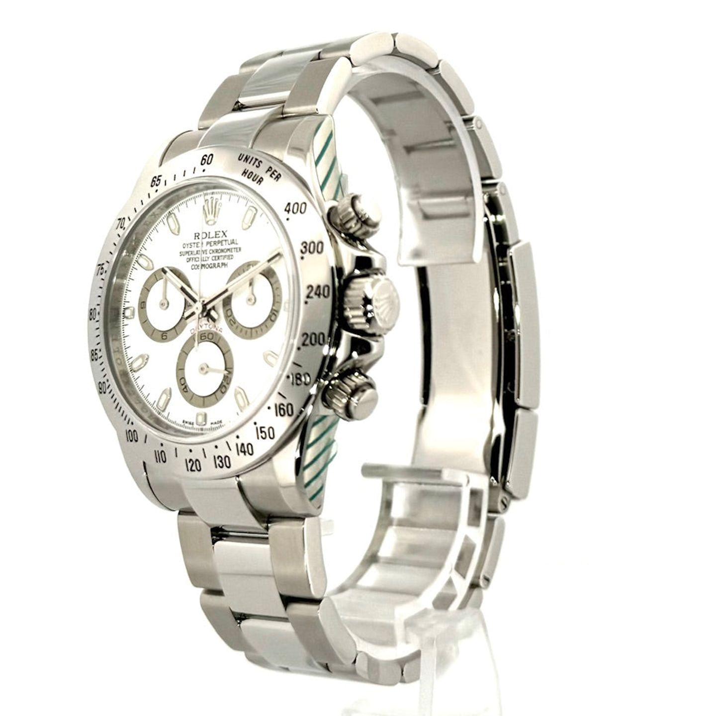 Rolex Daytona 116520 (2009) - Wit wijzerplaat 40mm Staal (2/7)