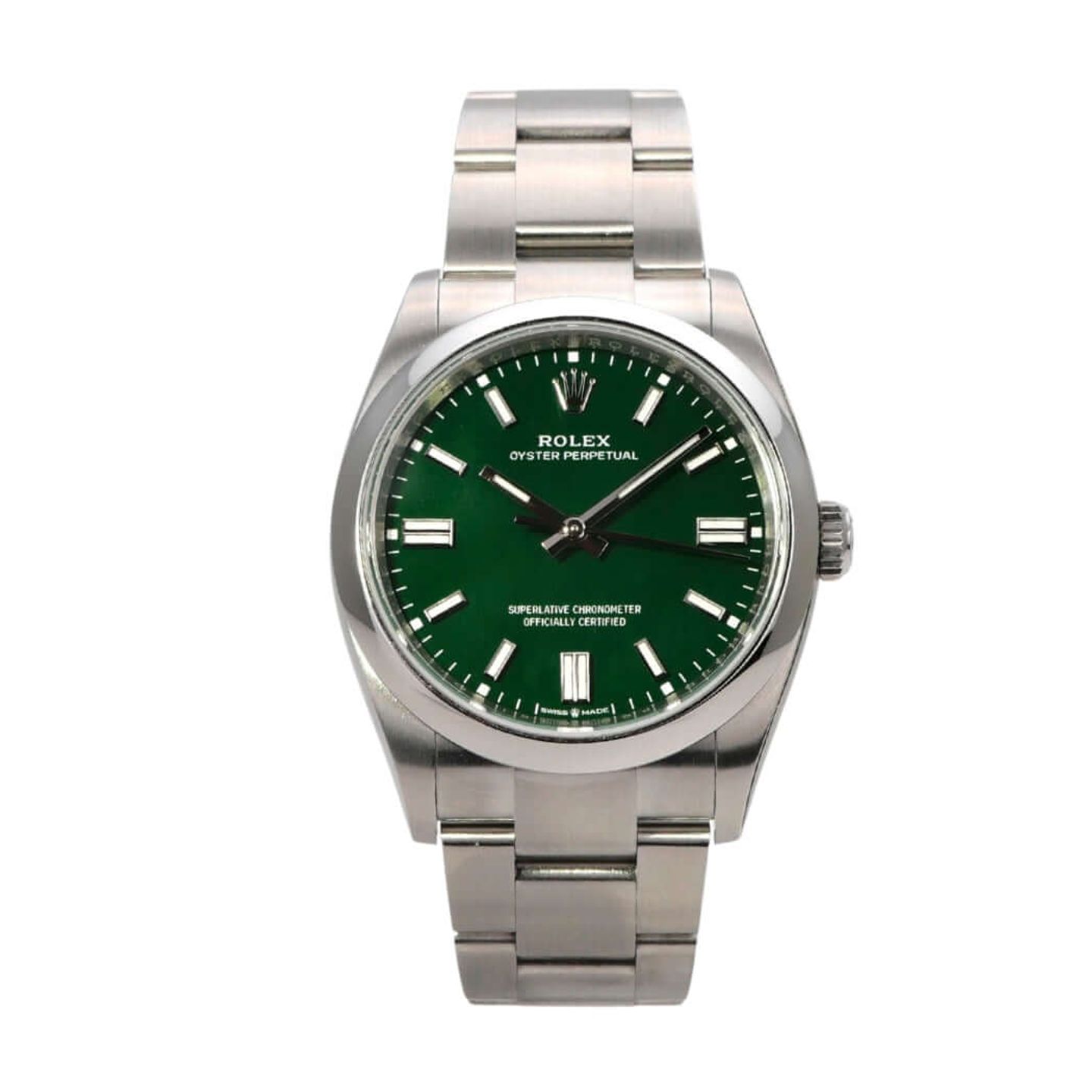 Rolex Oyster Perpetual 36 126000 (2025) - Groen wijzerplaat 36mm Staal (2/8)