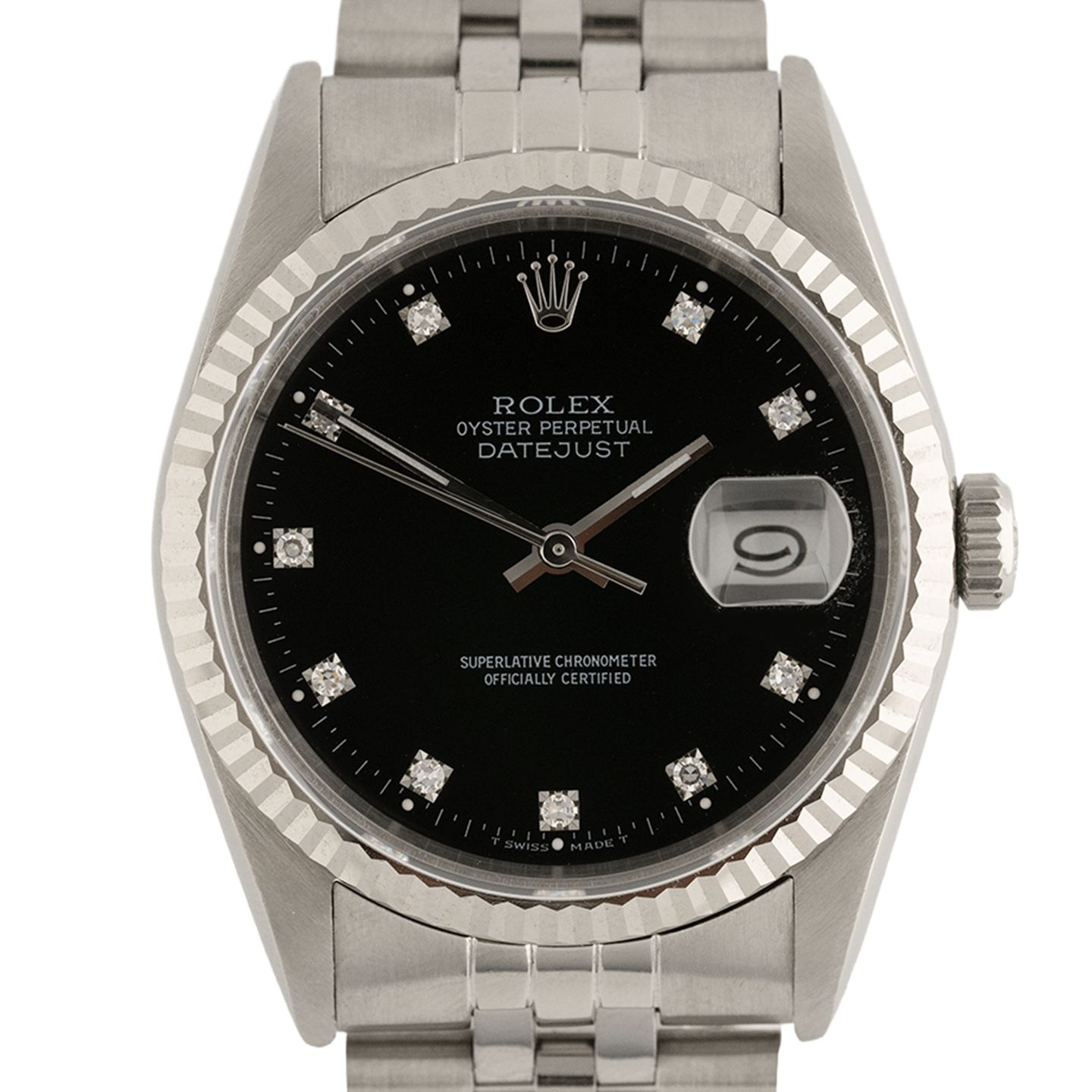 Rolex Datejust 36 16234 (1989) - Black dial 36 mm Steel case (2/7)