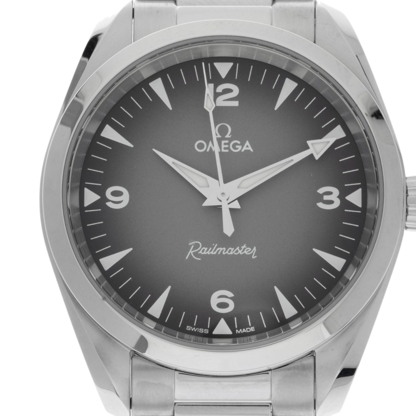 Omega Seamaster Railmaster 235.10.38.20.06.001 (2026) - Grey dial 38 mm Steel case (1/8)