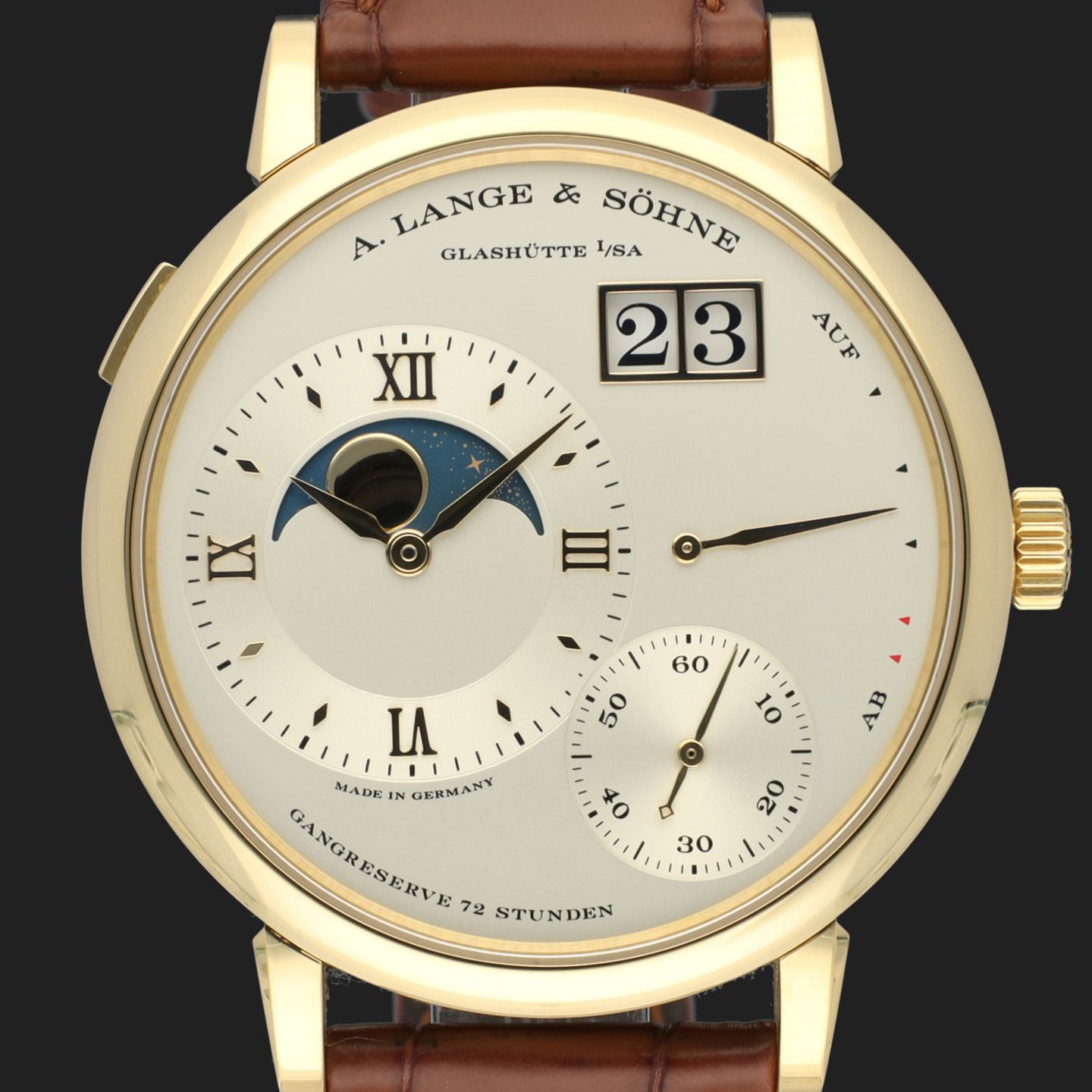 A. Lange & Söhne Grand Lange 1 139.021 (2019) - Champagne dial 41 mm Yellow Gold case (2/8)