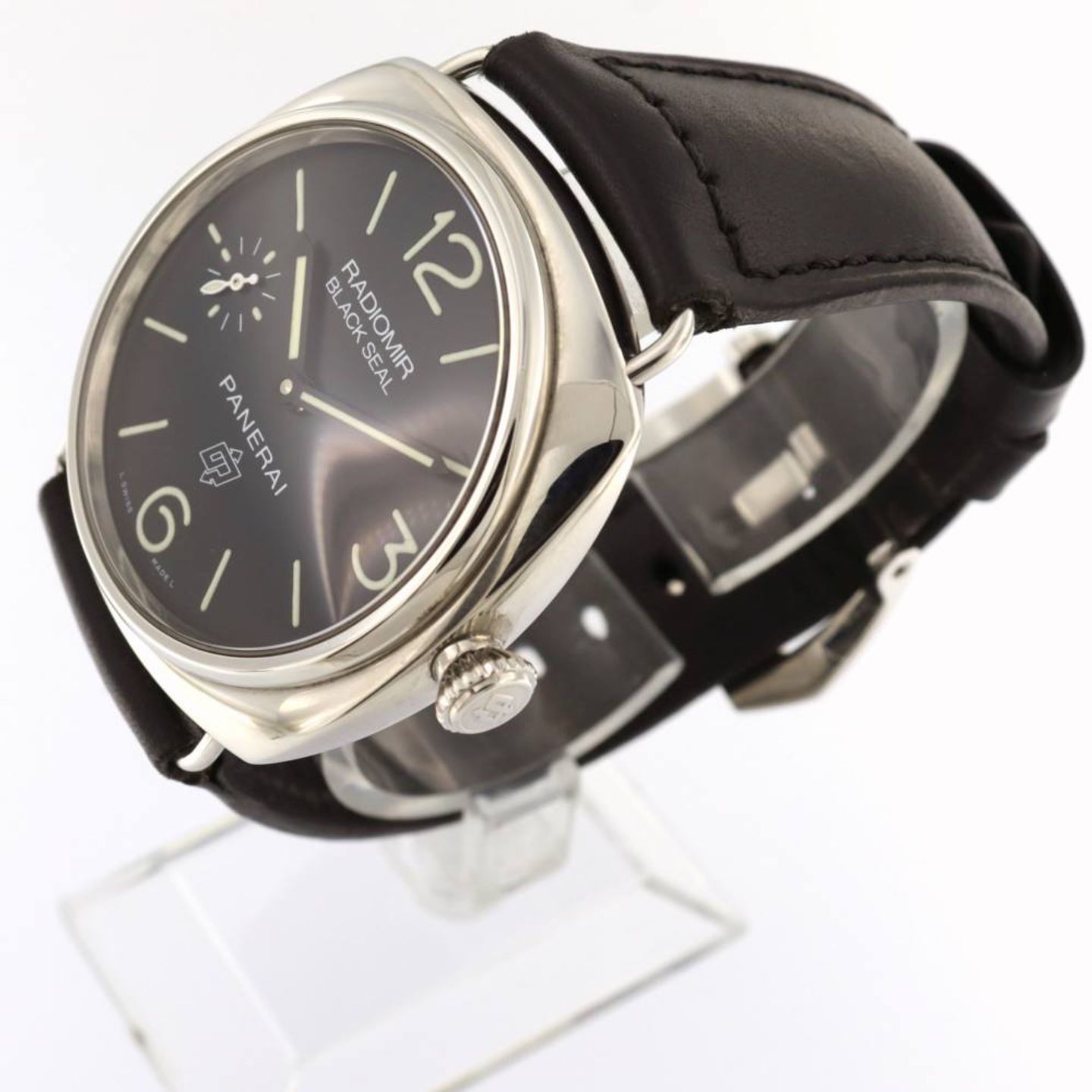 Panerai Radiomir Black Seal PAM00380 (2013) - Zwart wijzerplaat 45mm Staal (2/7)