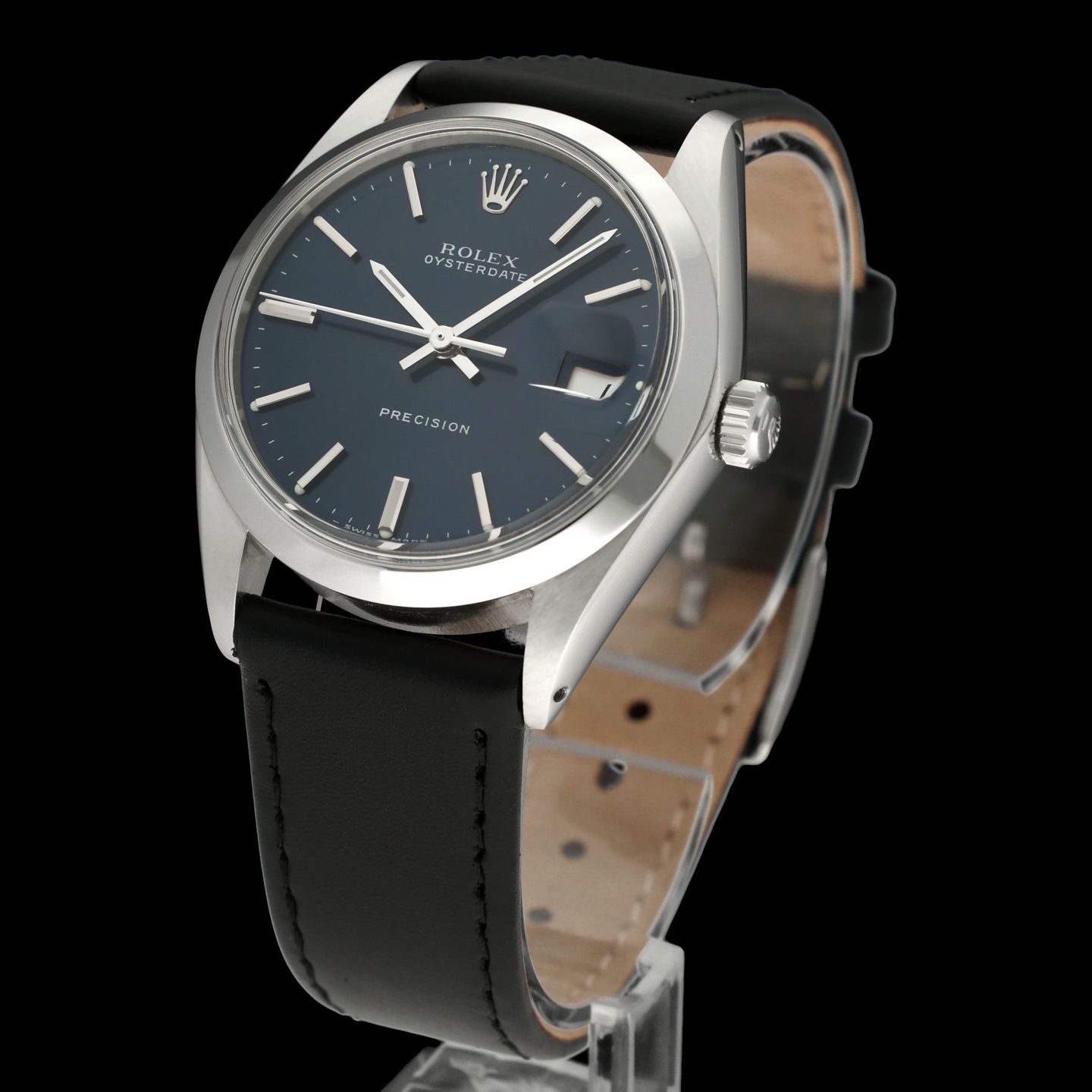 Rolex Oyster Precision 6694 (1969) - Blue dial 34 mm Steel case (2/7)