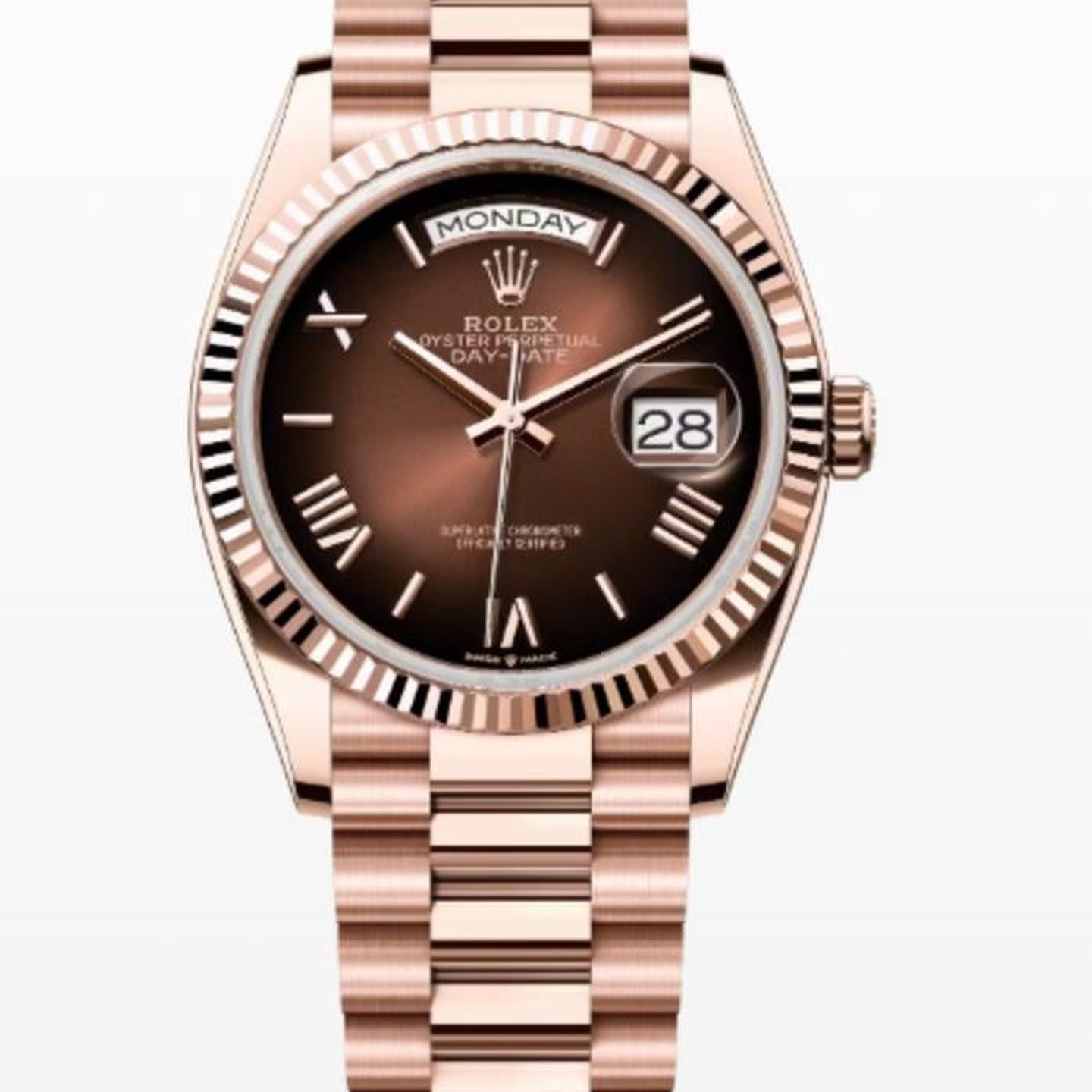 Rolex Day-Date 128235 (2026) - 43mm Roségoud (1/1)