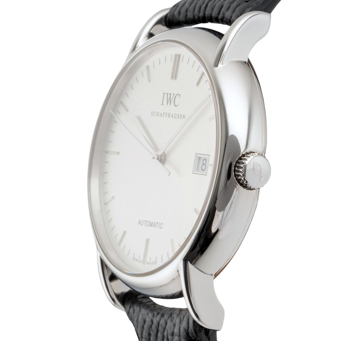 IWC Portofino Automatic IW353309 (2005) - Zilver wijzerplaat 38mm Staal (6/8)