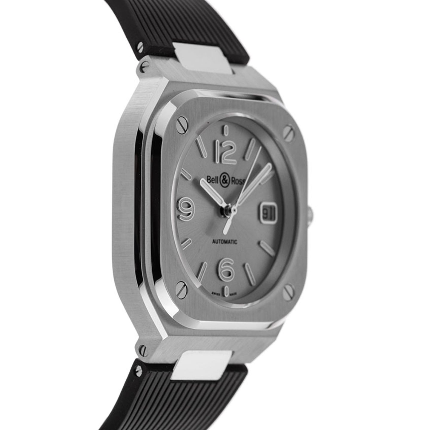 Bell & Ross BR 05 BR05A-GR-ST/SRB (2024) - Grey dial 41 mm Steel case (5/7)
