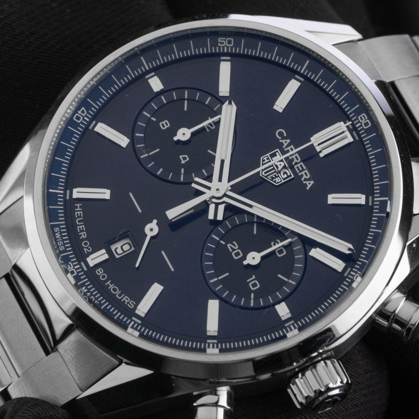 TAG Heuer Carrera CBN2011.BA0642 (2025) - Blue dial 42 mm Steel case (3/7)