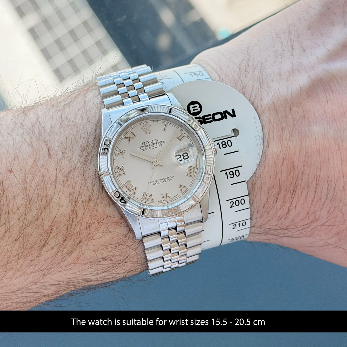 Rolex Datejust Turn-O-Graph 16264 (2002) - Silver dial 36 mm Steel case (2/8)