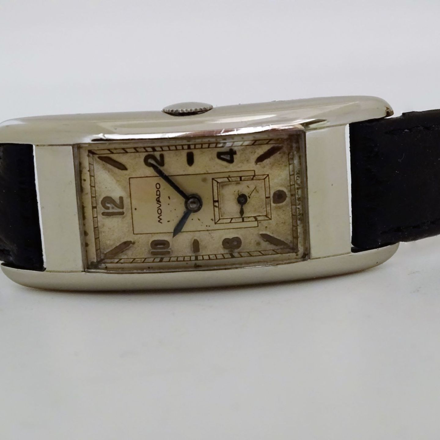 Movado Vintage Unknown (1935) - Silver dial 20 mm Steel case (3/8)