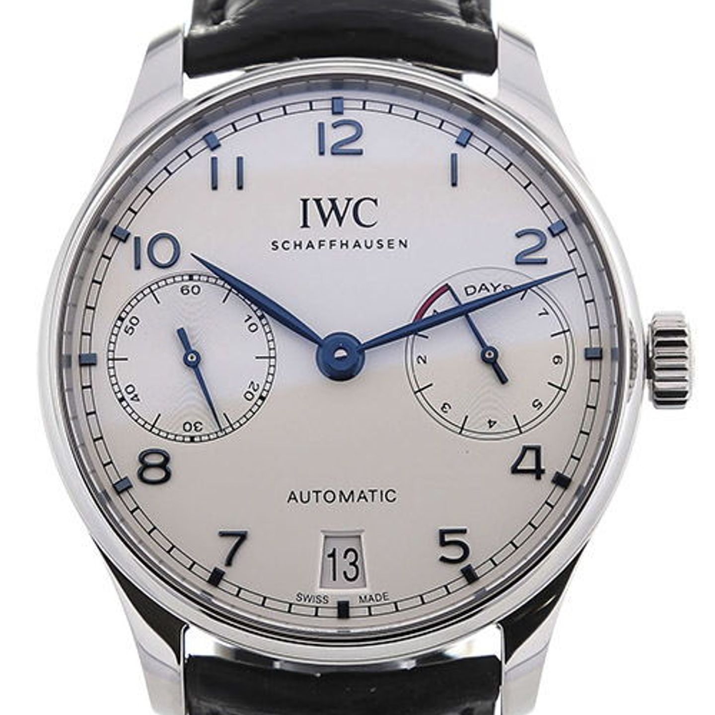 IWC Portuguese Automatic IW500705 (2024) - Zilver wijzerplaat 42mm Staal (1/4)