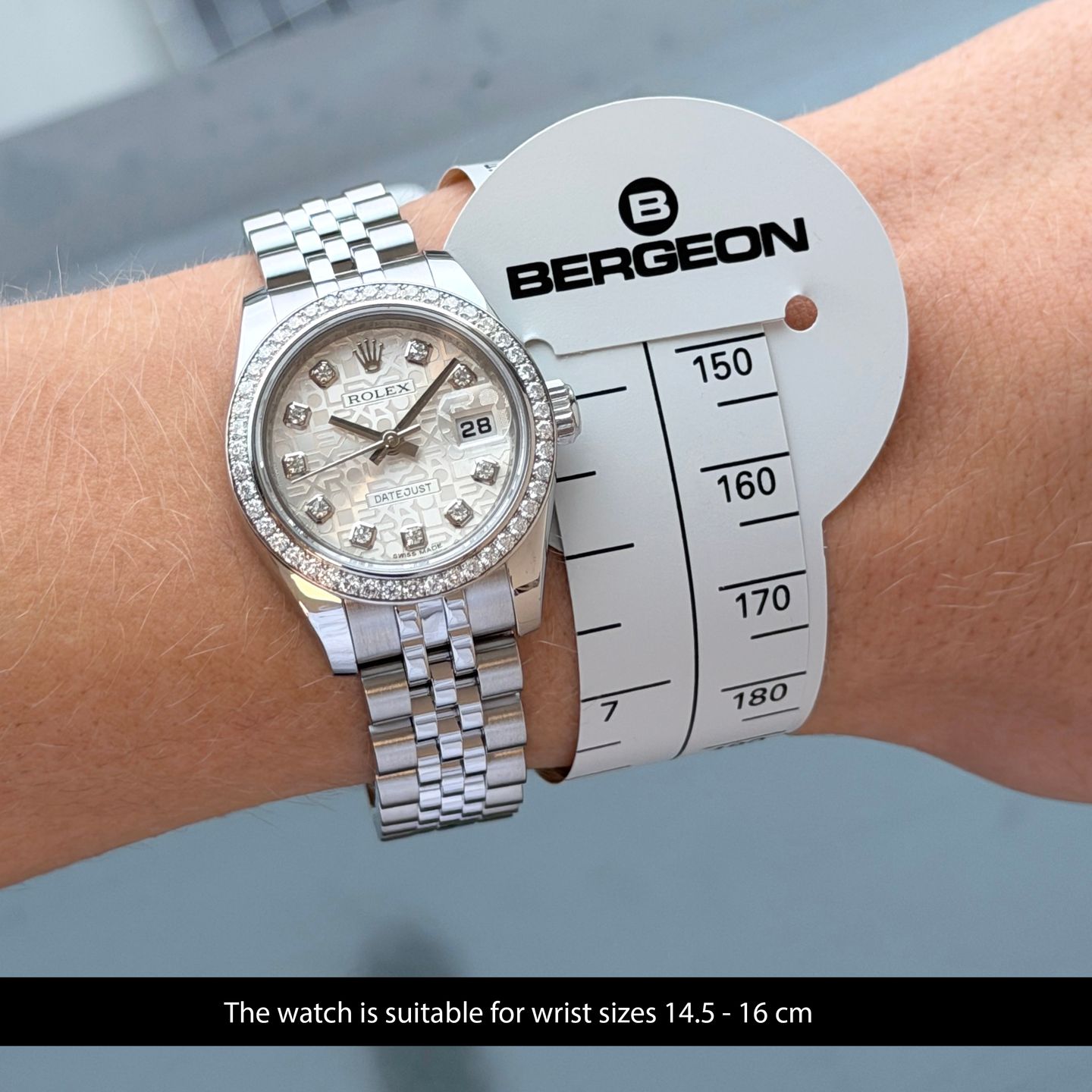 Rolex Lady-Datejust 179384 (2010) - Silver dial 26 mm Steel case (2/8)
