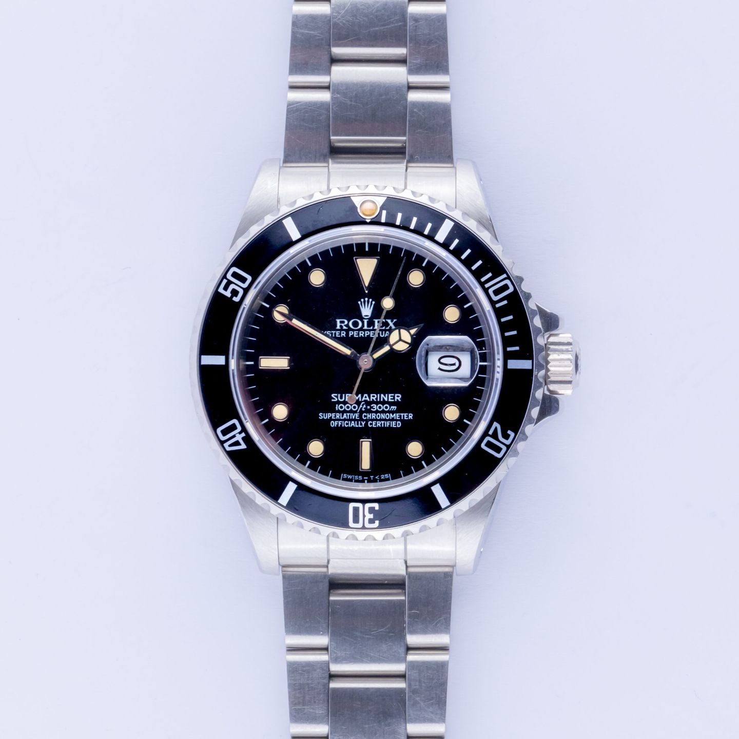 Rolex Submariner Date 168000 (1988) - Black dial 40 mm Steel case (3/8)