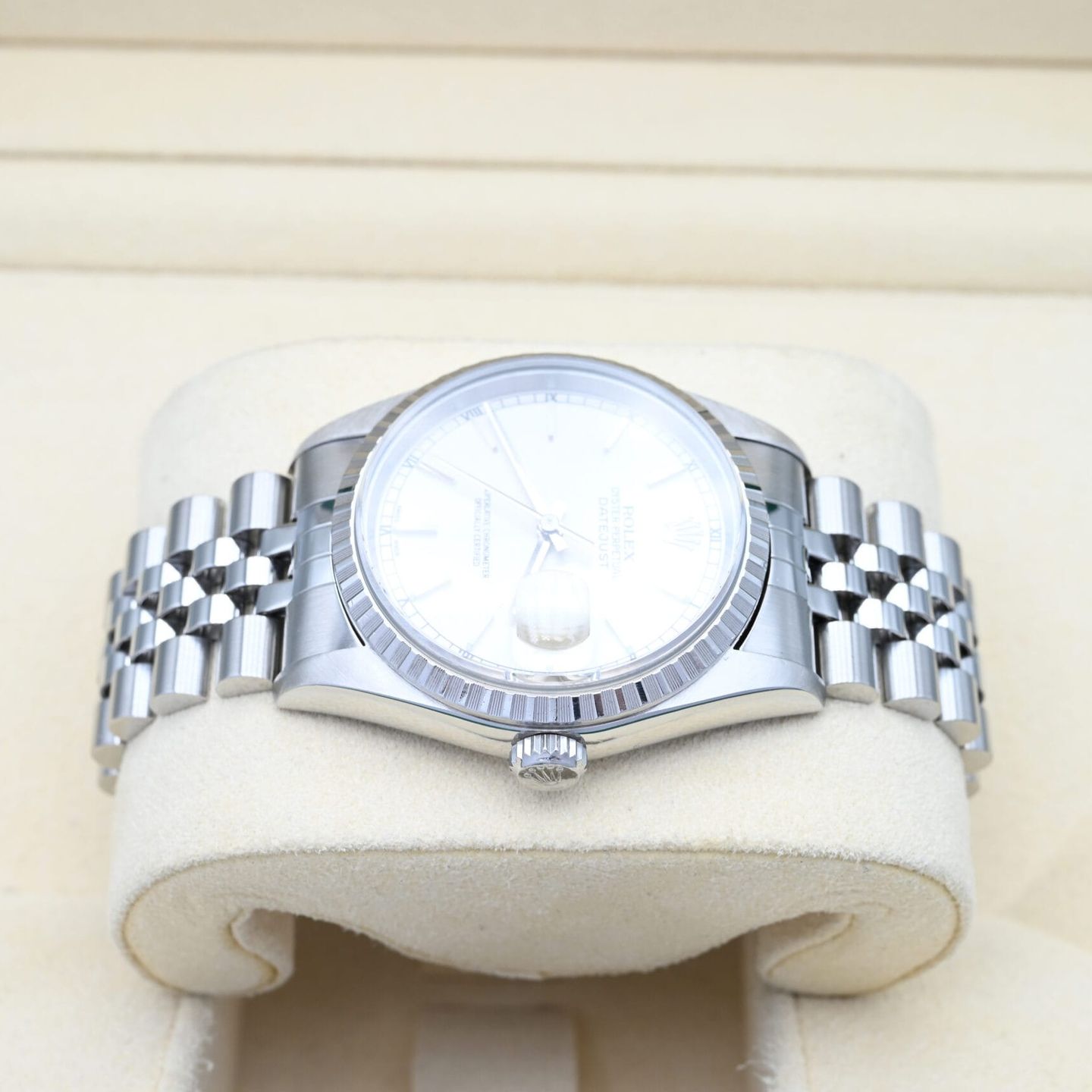 Rolex Datejust 36 16220 (1998) - Zilver wijzerplaat 36mm Staal (4/6)