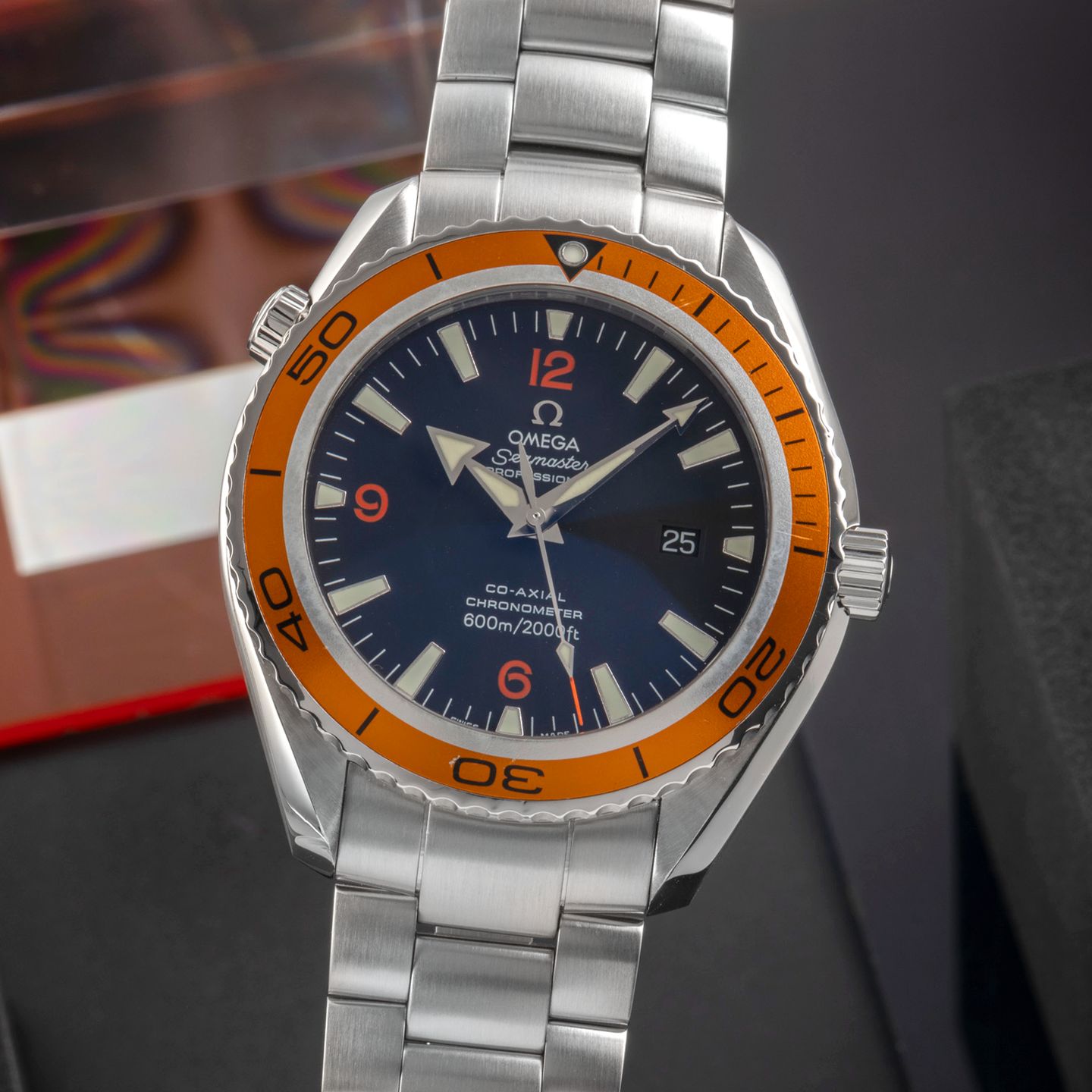 Omega Seamaster Planet Ocean 2208.50.00 (Unknown (random serial)) - Black dial 46 mm Steel case (3/8)