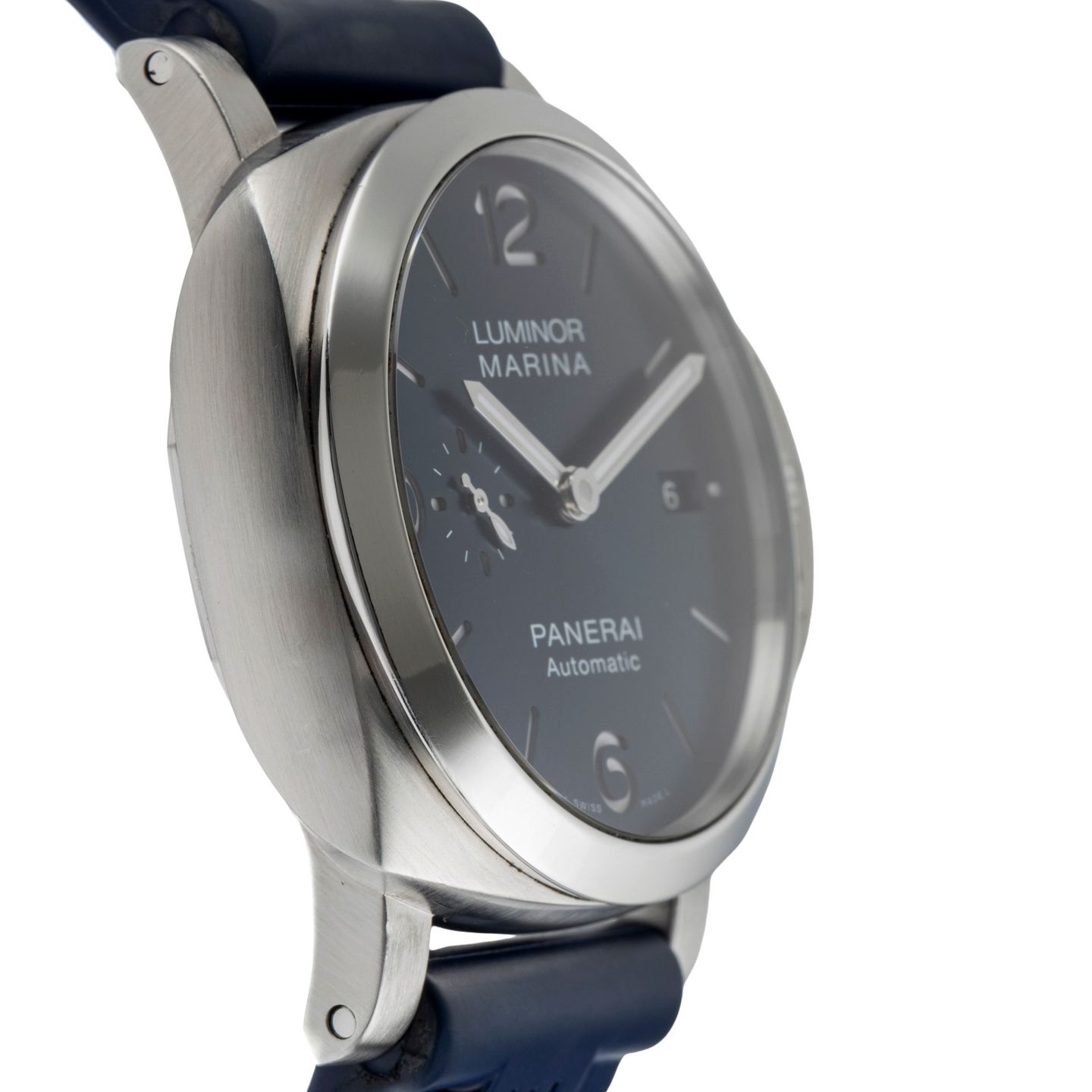 Panerai Luminor Marina PAM01313 (Unknown (random serial)) - Blue dial 44 mm Steel case (7/8)