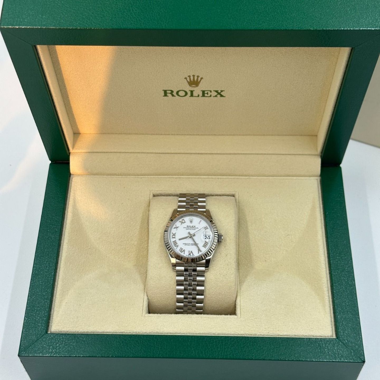 Rolex Datejust 31 278274 (2024) - Wit wijzerplaat 31mm Staal (4/8)