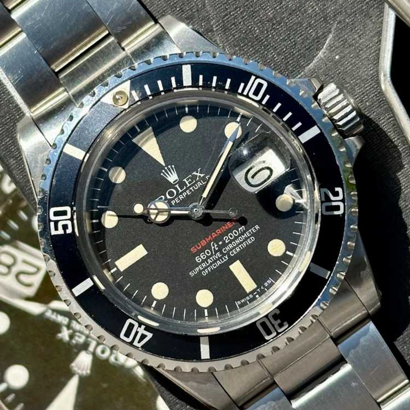 Rolex Submariner Date 1680 (1973) - Black dial 40 mm Steel case (8/10)